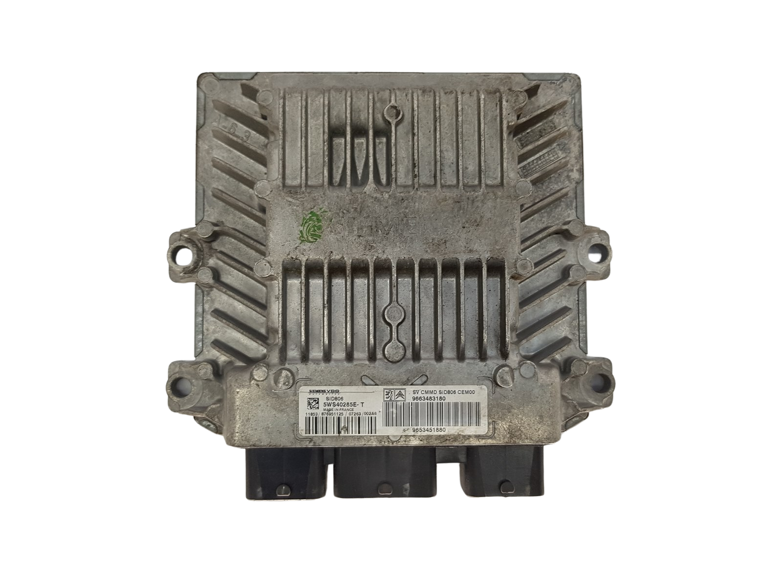 Styreenhed 9663483180 9653451880 5WS40285E-T SID806 PSA Siemens 3700 main product photo