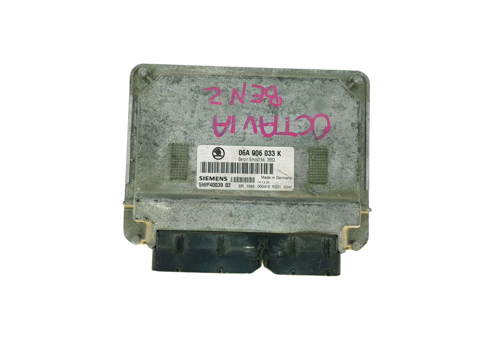 Styreenhed 06A906033K 5WP40039 04 Skoda Siemens 32957 main product photo