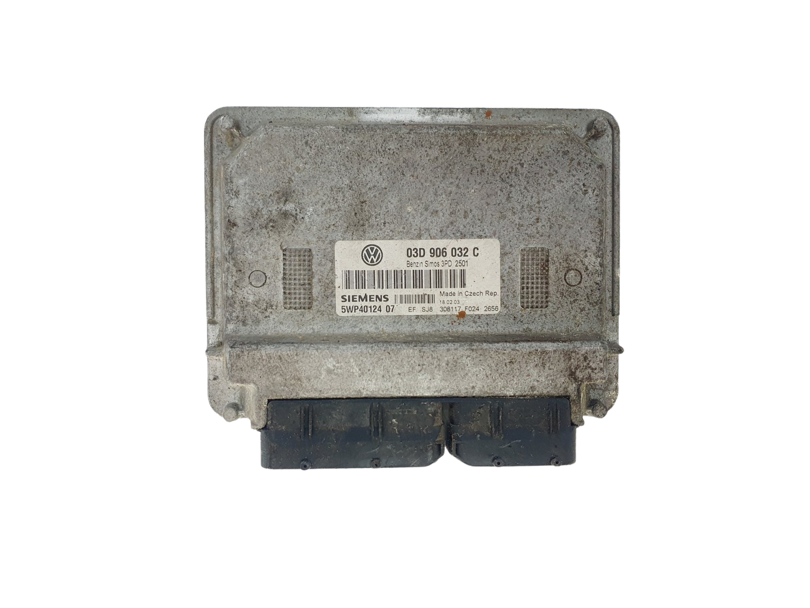 Styreenhed VW 03D906032C 5WP40124 07 Siemens 44574 main product photo