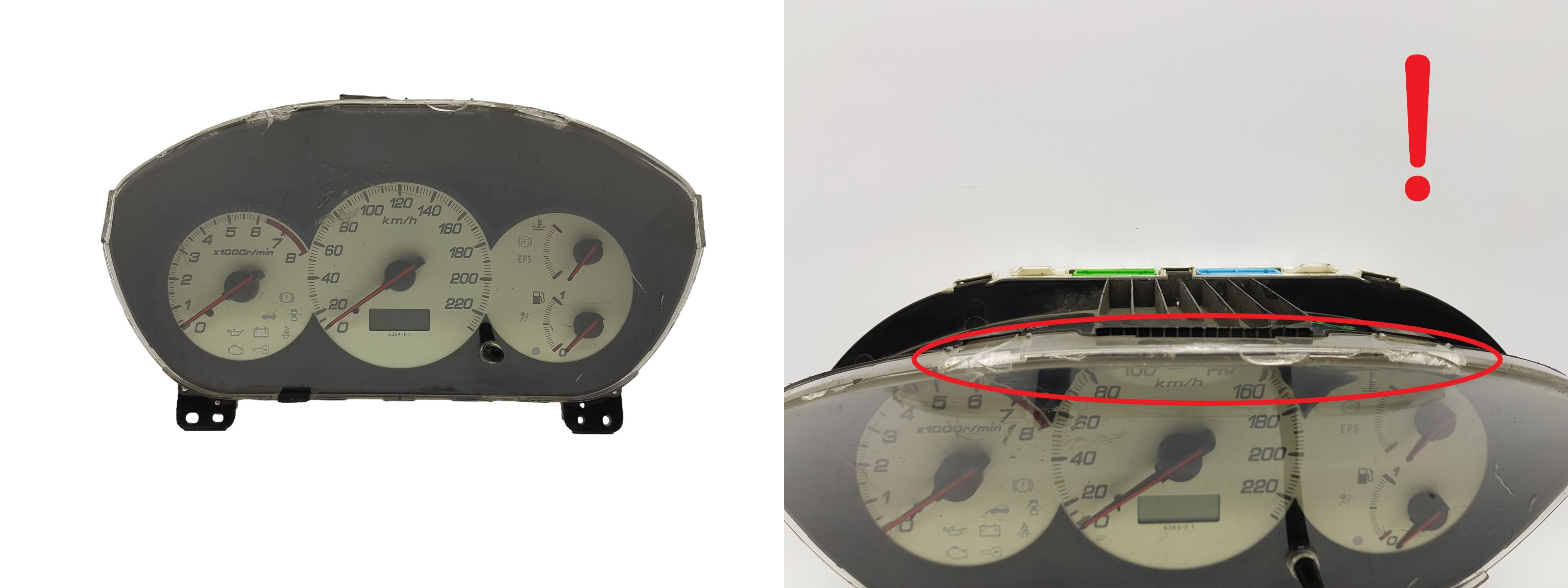Omdrejningstæller Honda Civic HR0291215 78100R120 2433 main product photo