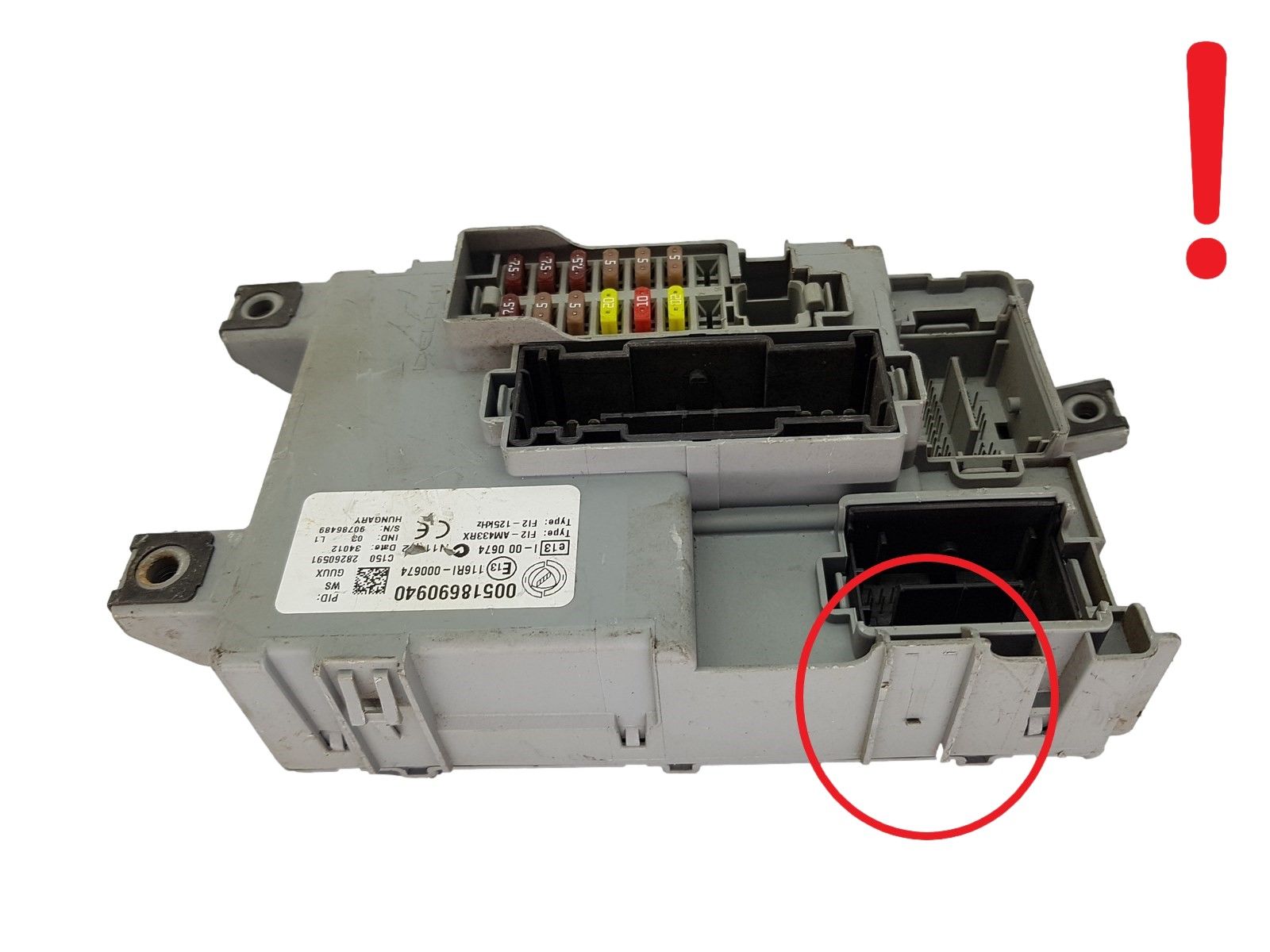 Styreenhed 00518690940 28260591 Fiat Delphi 20798 main product photo