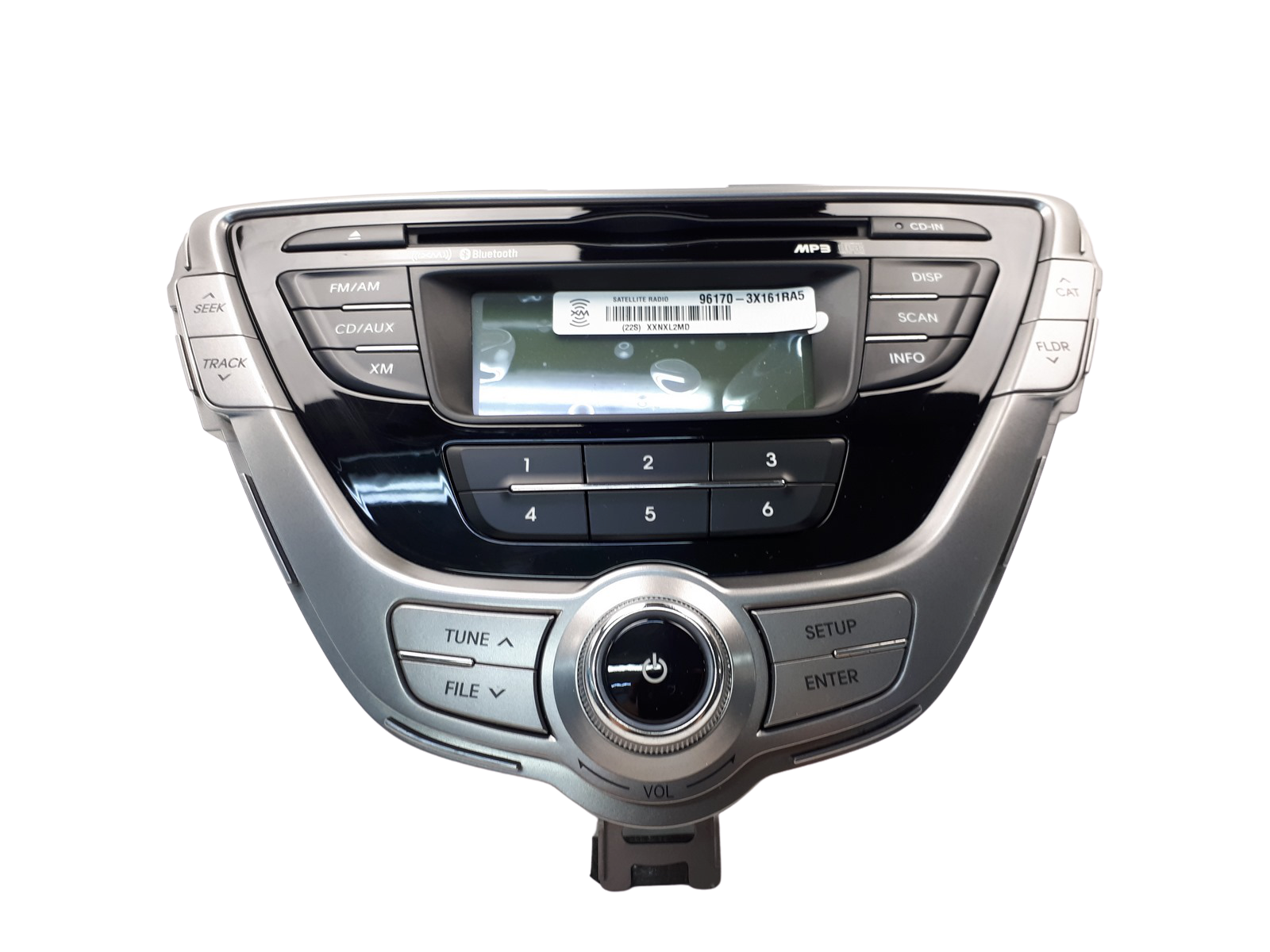 Radio Cd Mp3 Afspiller BT Hyundai Elantra XM 96170-3X161RA5 1469 main product photo