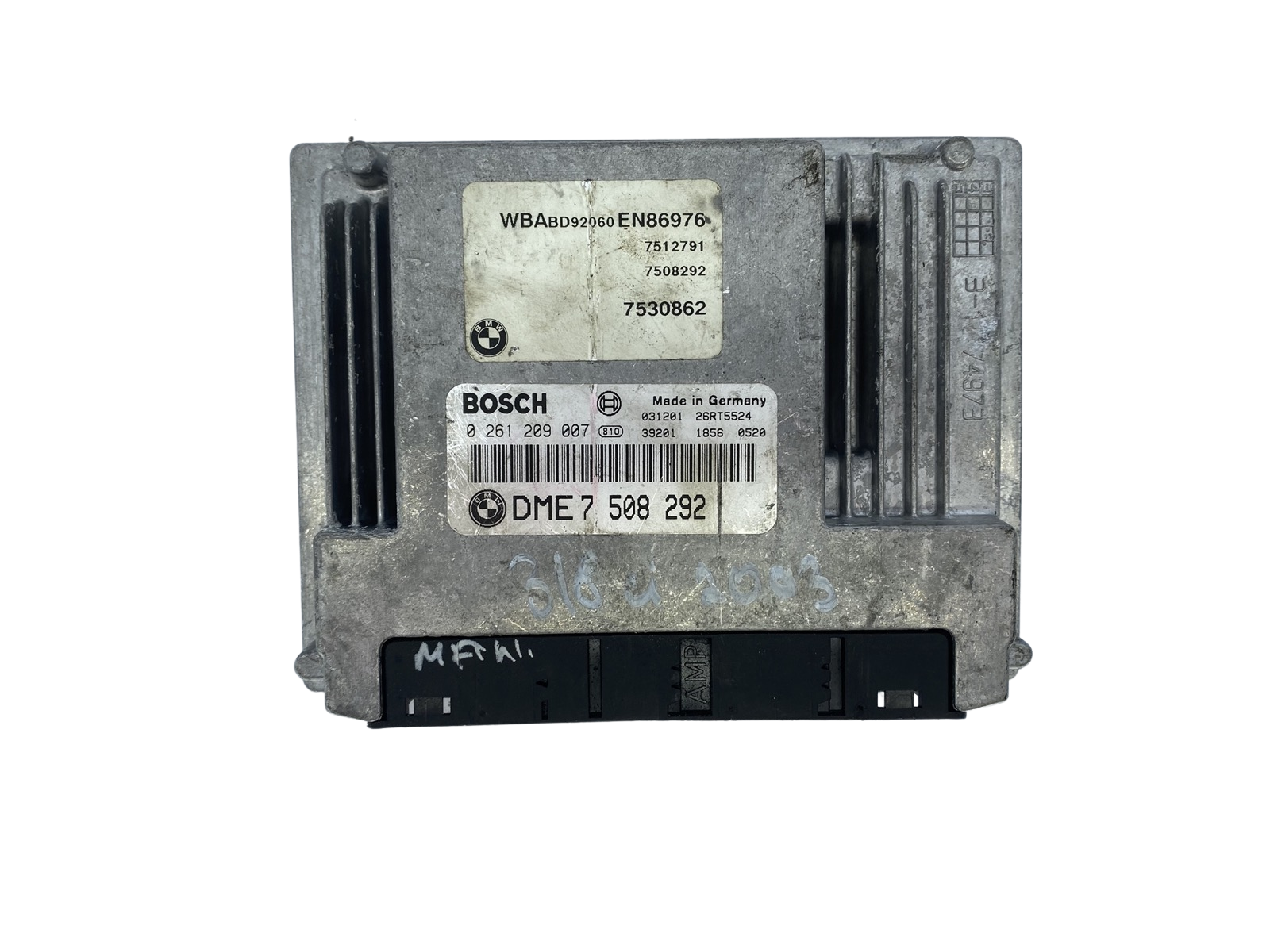 ECU Motorstyreenhed BMW 7508292 0261209007 Bosch 53202 main product photo