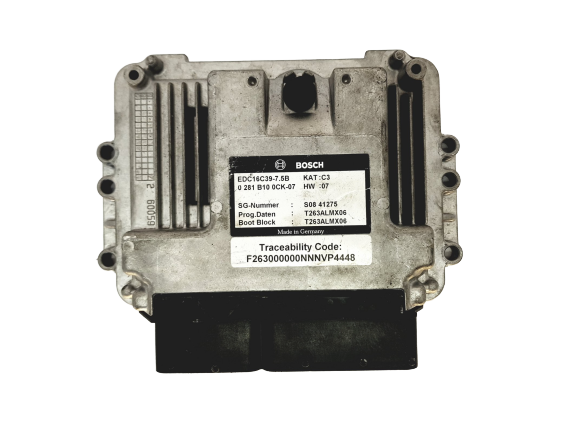 Styreenhed 0281B100CK-07 EDC16C39-7.5B Fiat Bosch main product photo