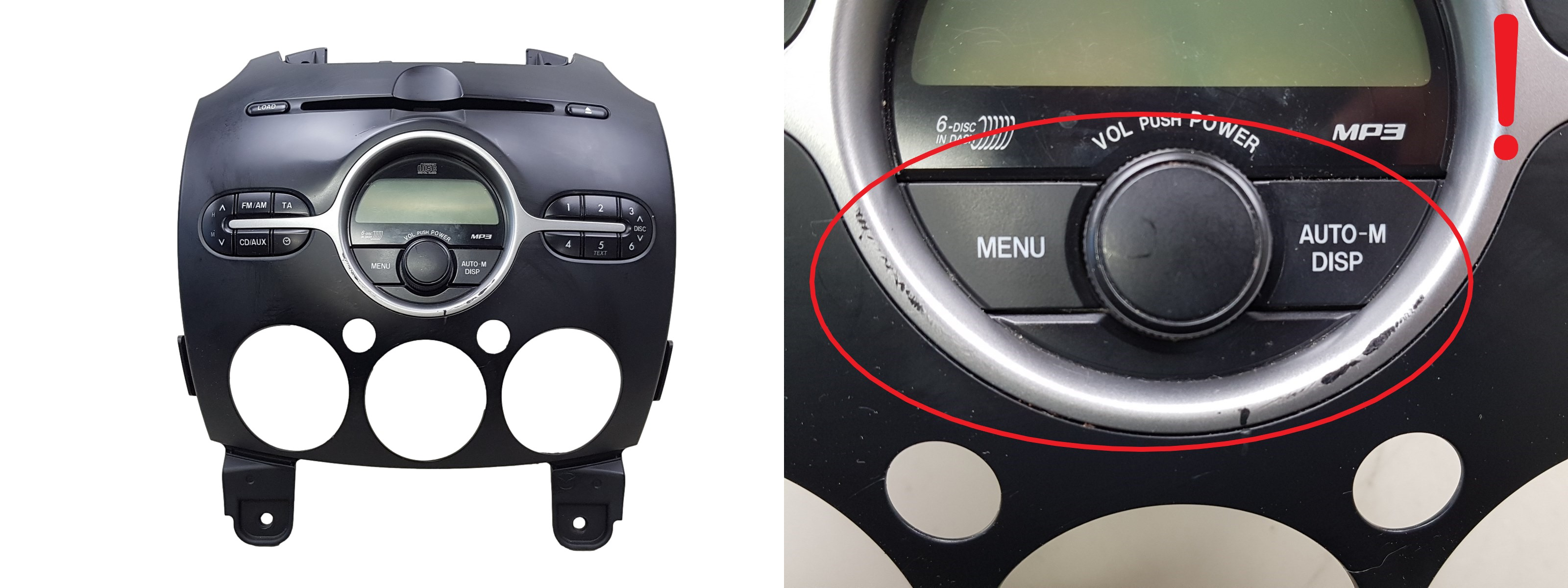 Radio Cd Mp3 Afspiller Mazda 2 14797630 DF76 66 ARX main product photo