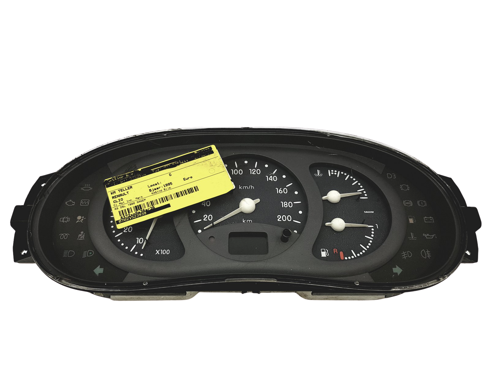 Speedometer Renault Clio 2 07021623939 30813 main product photo