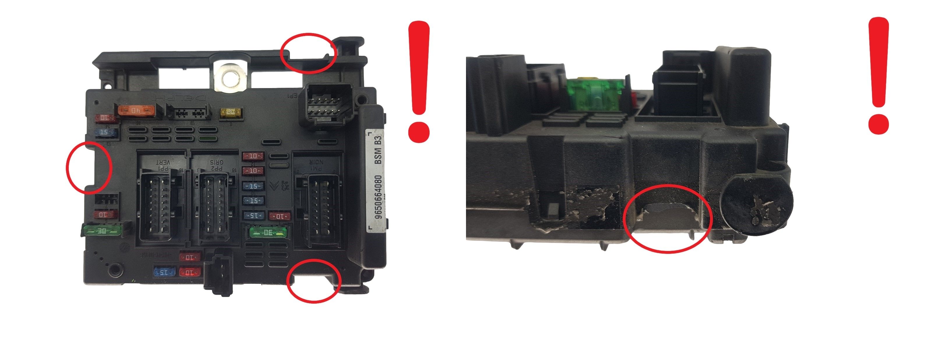 Styreenhed BSM B3 9650664080 PSA Delphi 2102 main product photo