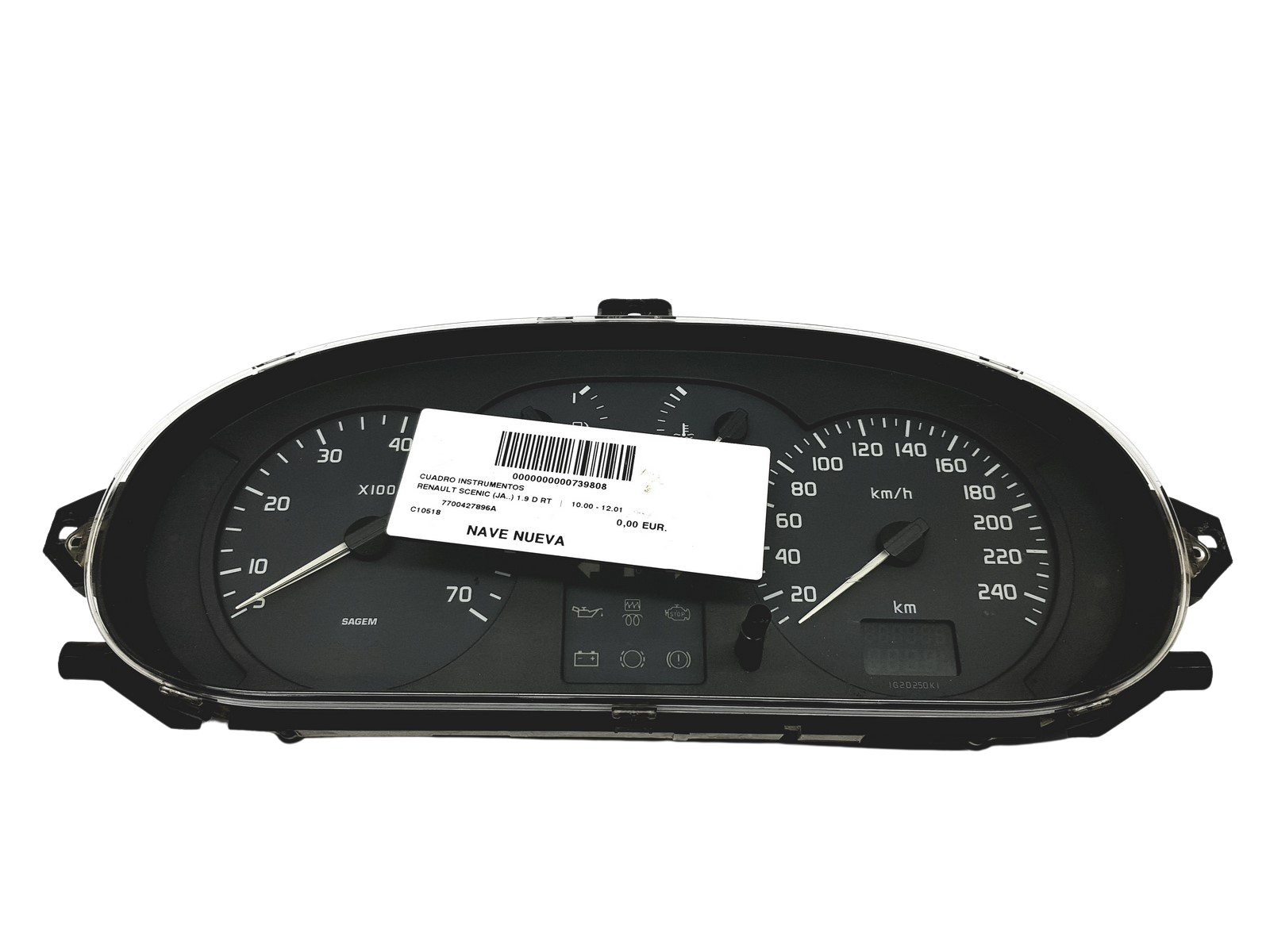 Omdrejningstæller Renault Scenic 1 Megane 1 7700427896 A 50479 main product photo