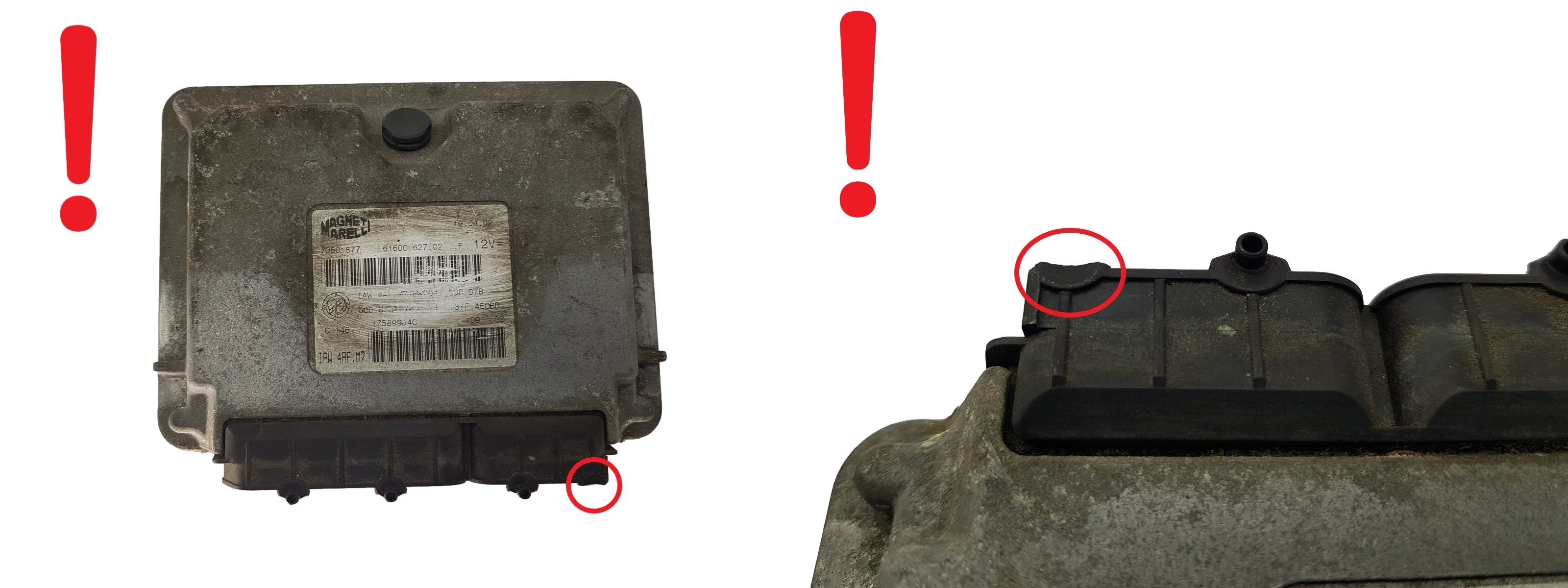 Styreenhed IAW4AF.M7 73501877 61600.627.02 Fiat Magneti Marelli 2834 main product photo