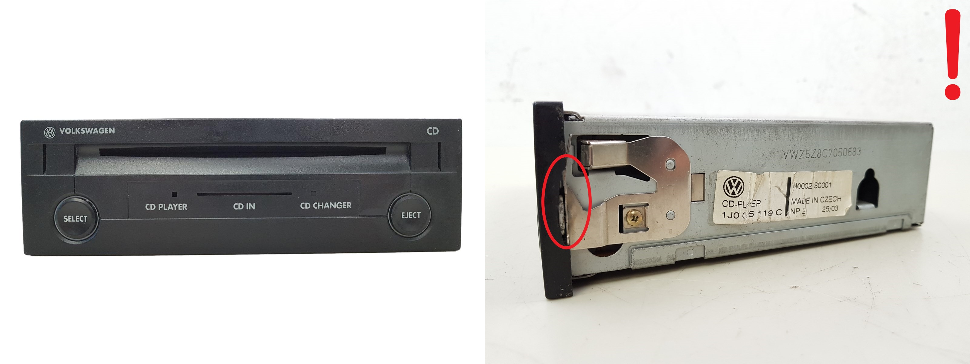 Cd-skifter Volkswagen 1J0035119C main product photo