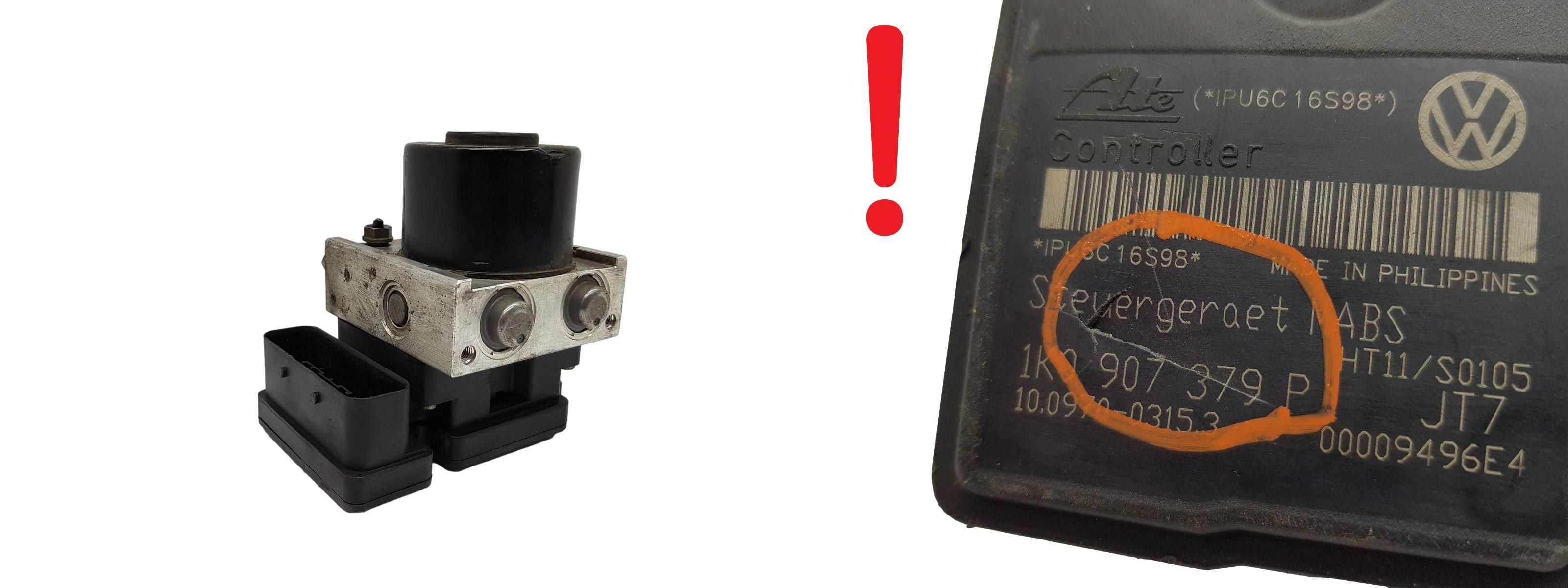 Abs Pumpe VW AG 1K0907379P 10.0970-0315.3 Ate 5262 main product photo