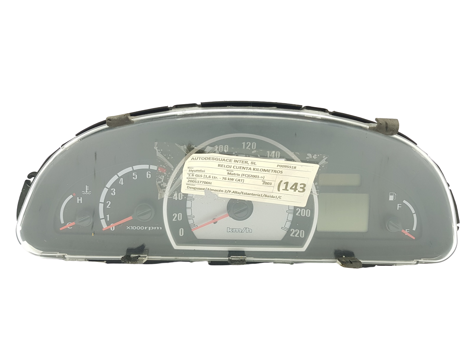 Speedometer Hyundai Matrix 94003-17340 2005-17700H 26914 main product photo