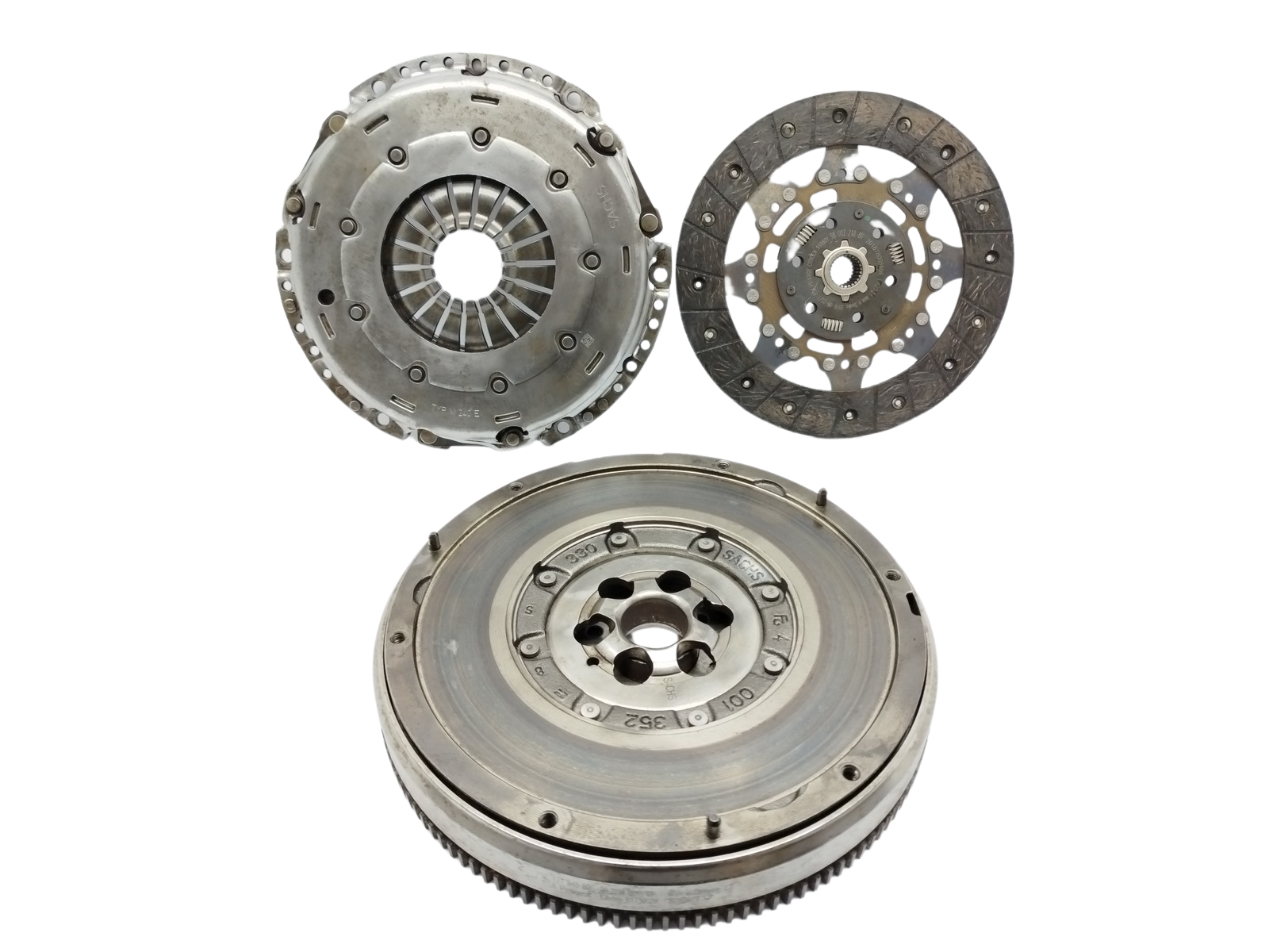 Dobbeltmassesvinghjul + kobling 9812184080 9823041680 Citroen Peugeot 1.6 HDI main product photo