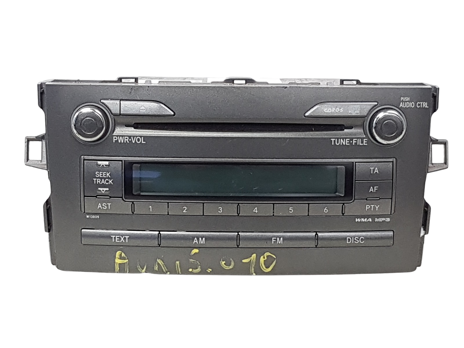 Radio Cd Mp3 Afspiller Toyota Auris 86120-02520 12000-8900C101 W13805 1128 main product photo