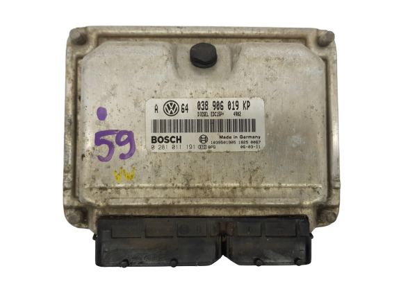ECU Motorstyreenhed VW 038906019KP 0281011191 Bosch main product photo