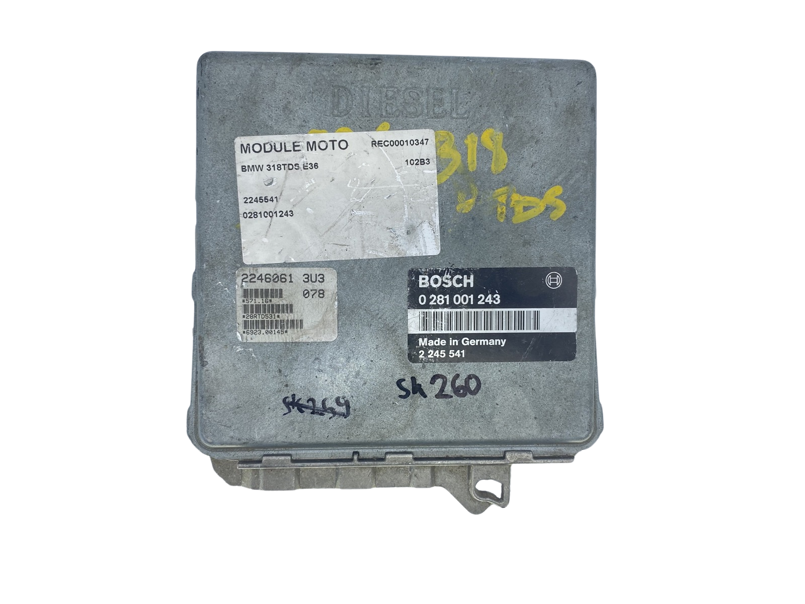 Styreenhed BMW 2245541 0281001243 2246061 3U3 Bosch 54551 main product photo