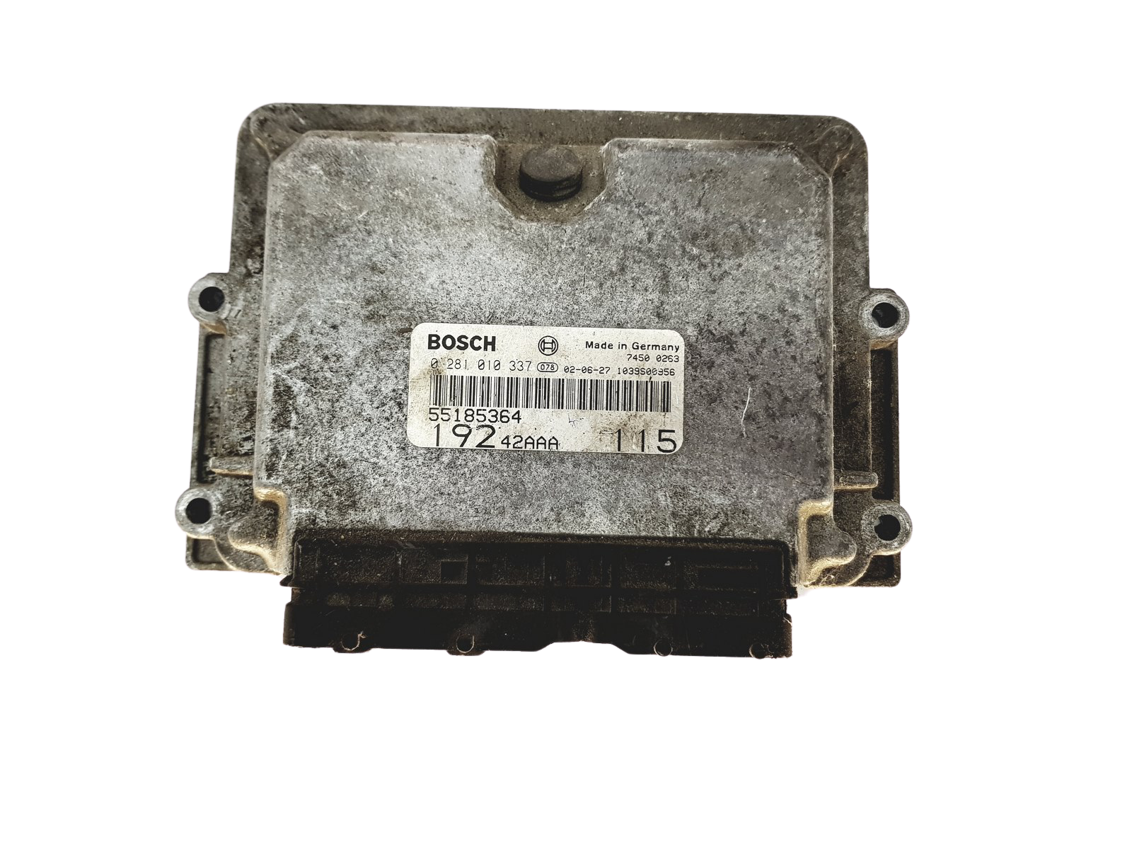 ECU Motorstyreenhed Fiat 55185364 0281010337 Bosch 28093 main product photo