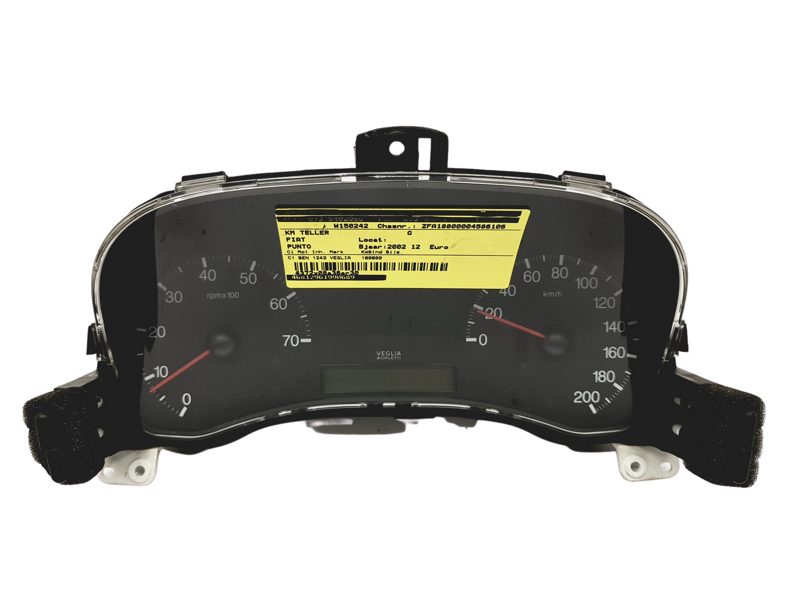 Omdrejningstæller Fiat Punto 46812961 503000341000 30829 main product photo