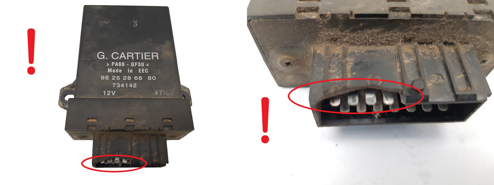 Blæserrelæ 9625286880 G.CARTIER 734142 Citroen Peugeot 1028 main product photo