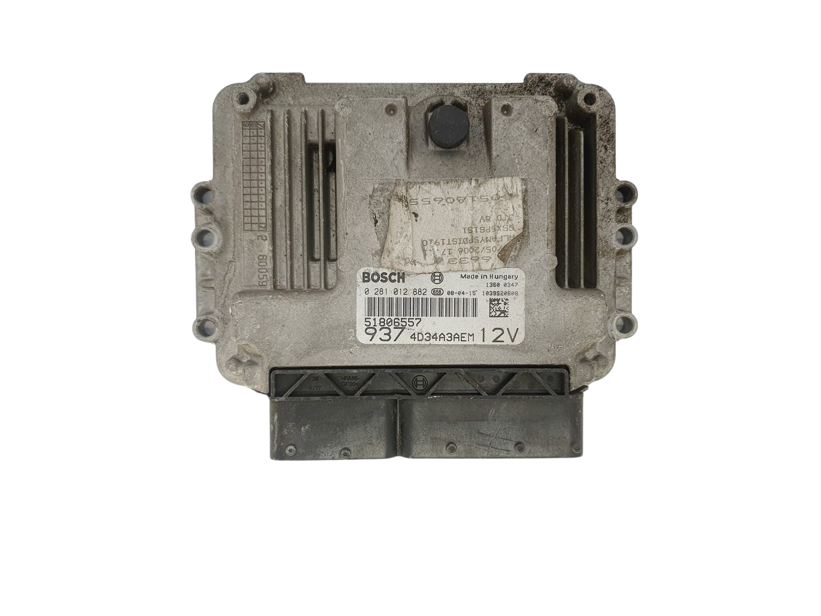 Styreenhed 51806557 0281012882 4D34A3AEM Alfa Romeo Bosch 47063 main product photo