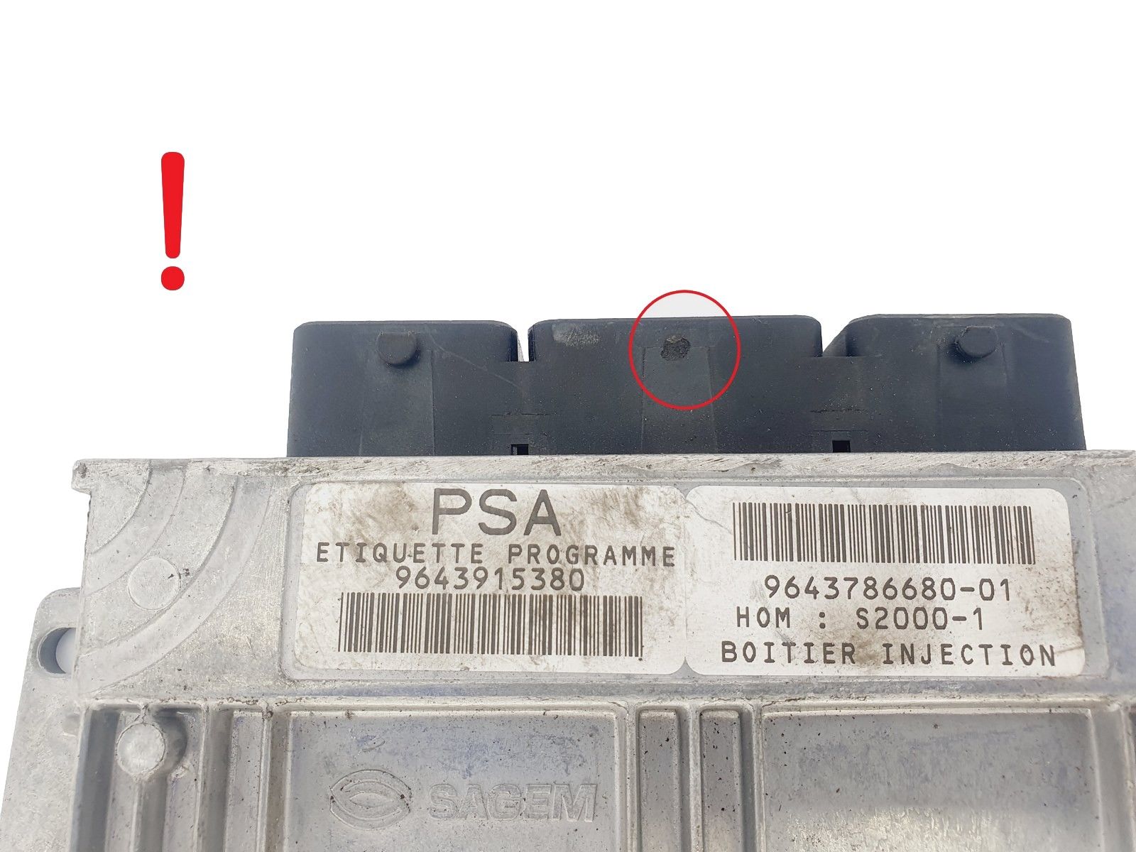 Styreenhed 9643915380 9643786680-01 21646517-6 PSA Sagem 46917 main product photo