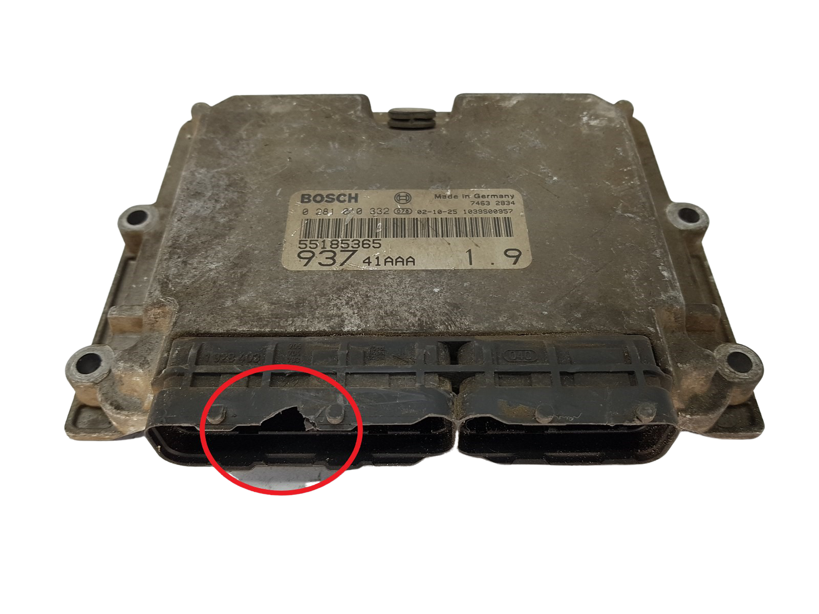 Styreenhed 55185365 0281010332 41AAA Alfa Romeo Bosch 14402 main product photo