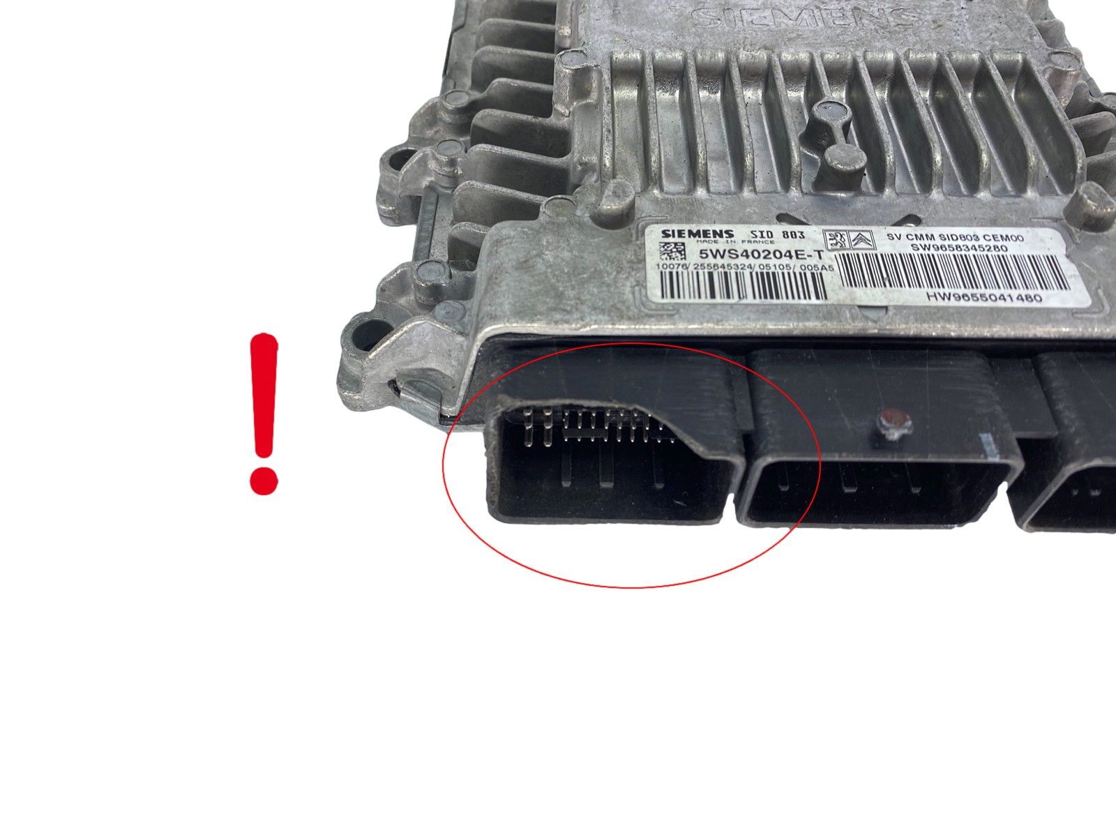 Styreenhed 5WS40204E-T 9658345280 9655041480 PSA Siemens 63963 main product photo