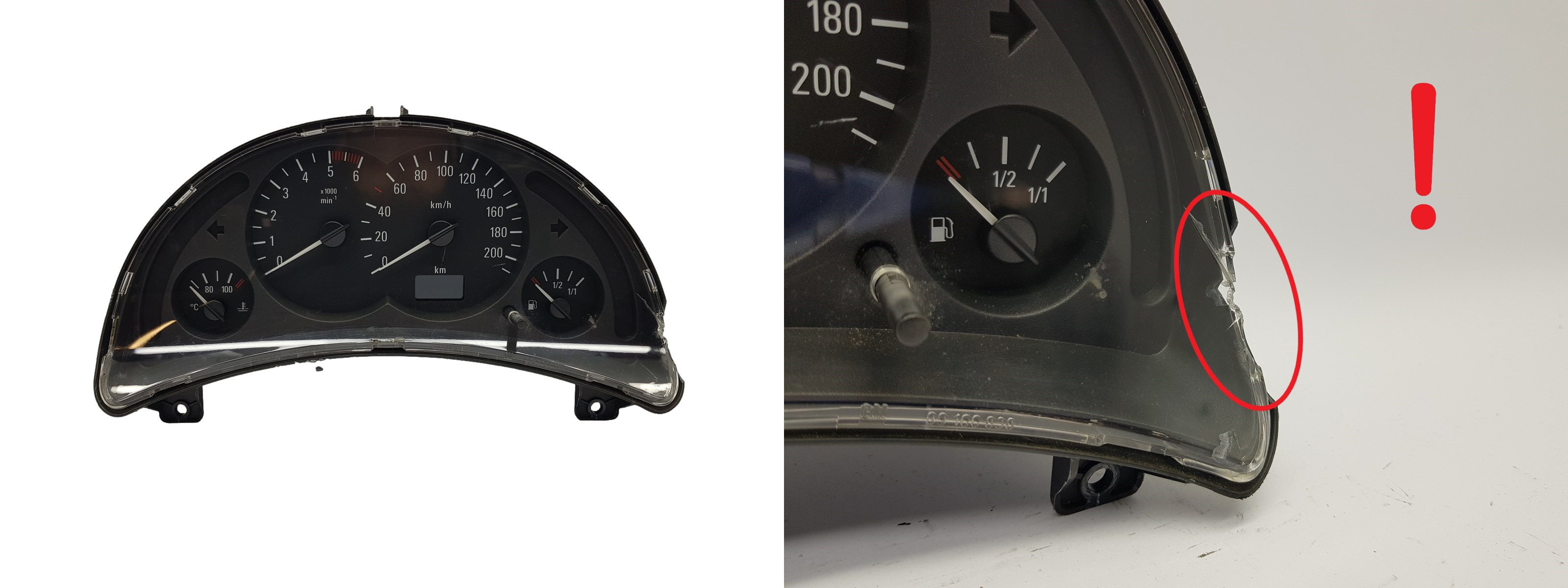Omdrejningstæller Opel Corsa C 13173347WA 110008988026 2580 main product photo