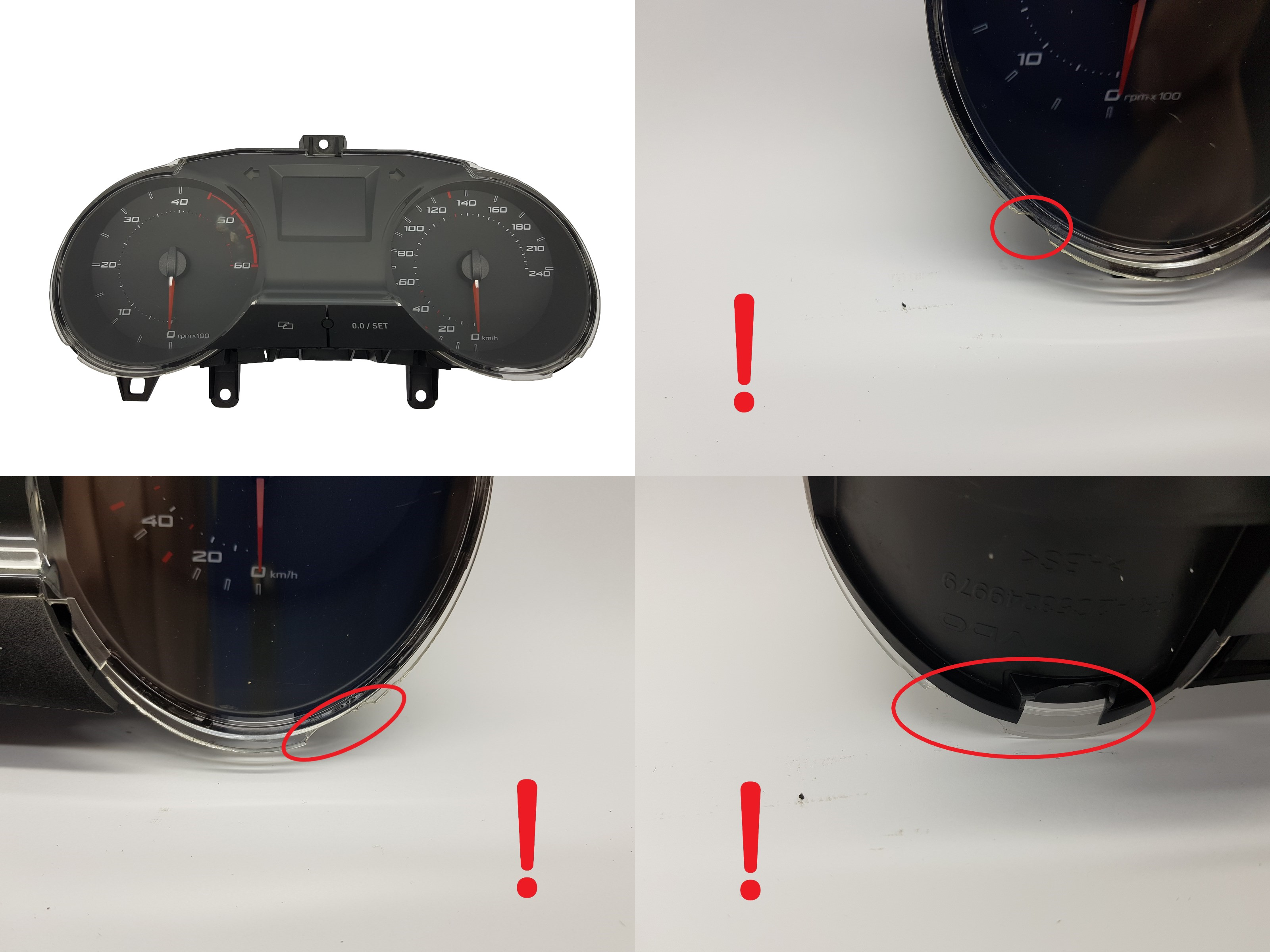 Speedometer Seat Ibiza 6J0920800L 2258 main product photo