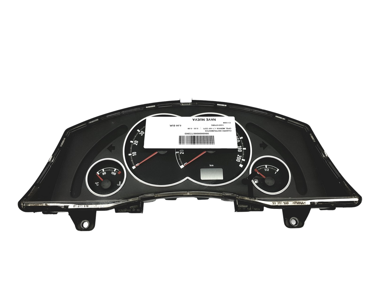 Speedometer Opel Meriva A 13201075BG 110080333001 53704 main product photo