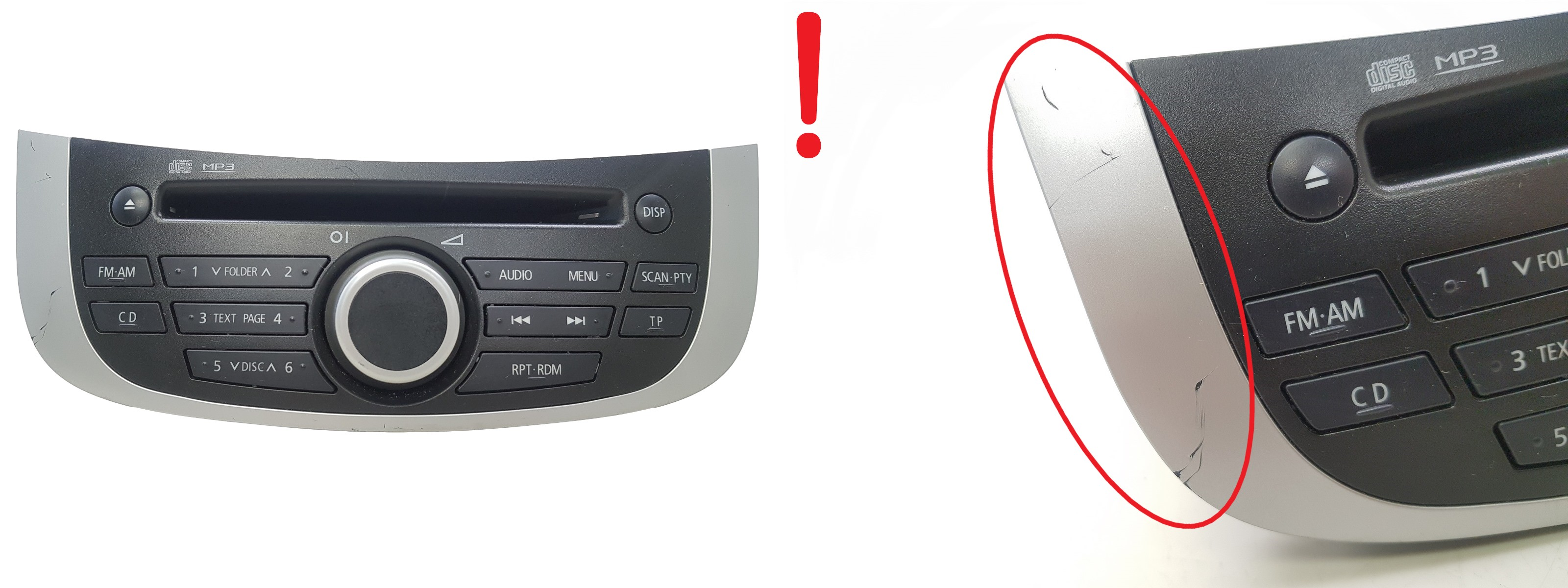 Radio Cd Mp3 Afspiller Mitsubishi Grandis 8701A117 DY-1ME8U4-T 34U200 main product photo