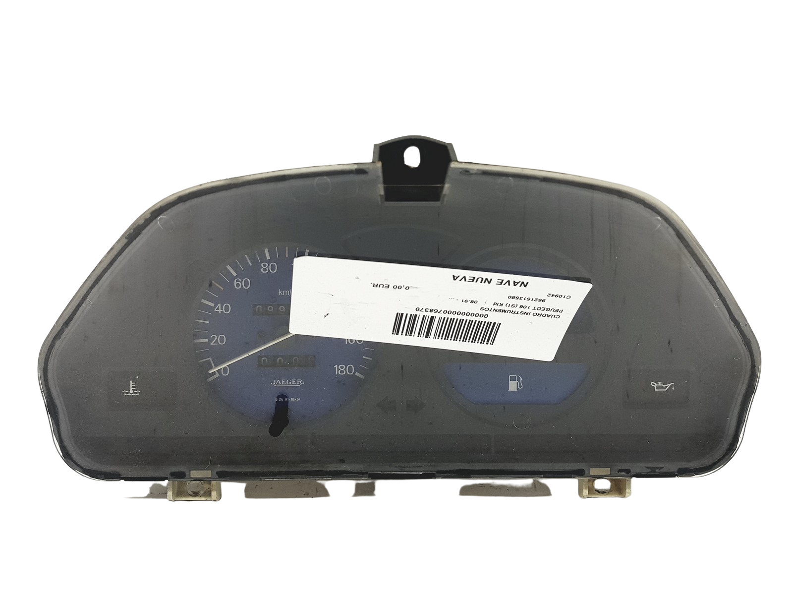 Speedometer Peugeot 106 9621513580 Jaeger 55011 main product photo