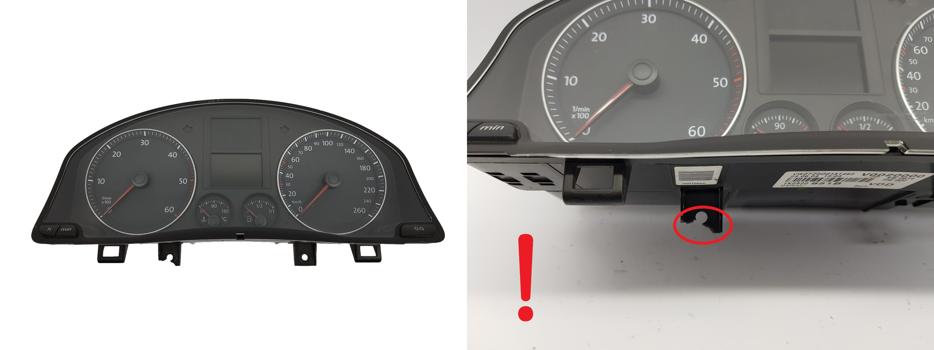 Omdrejningstæller VW Golf MK5 1K0920851B 2941 main product photo