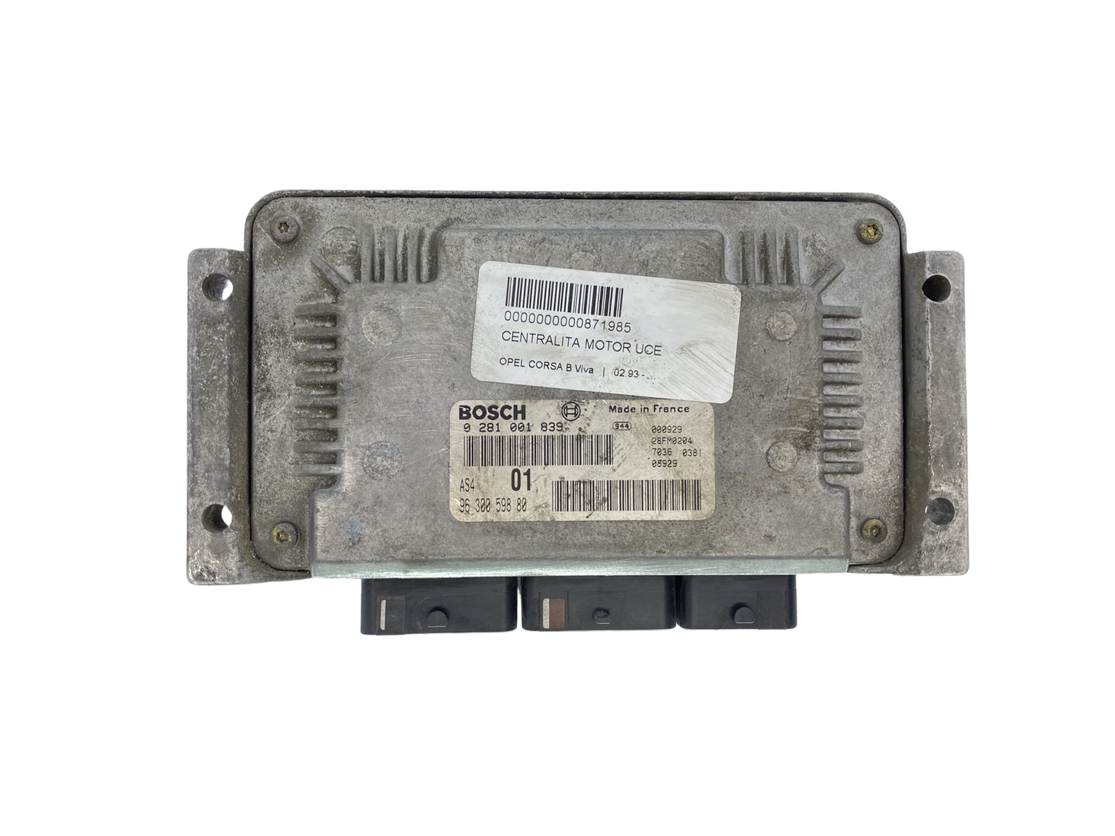 Styreenhed 0281001839 9630059880 28FM0204 PSA Bosch 63920 main product photo