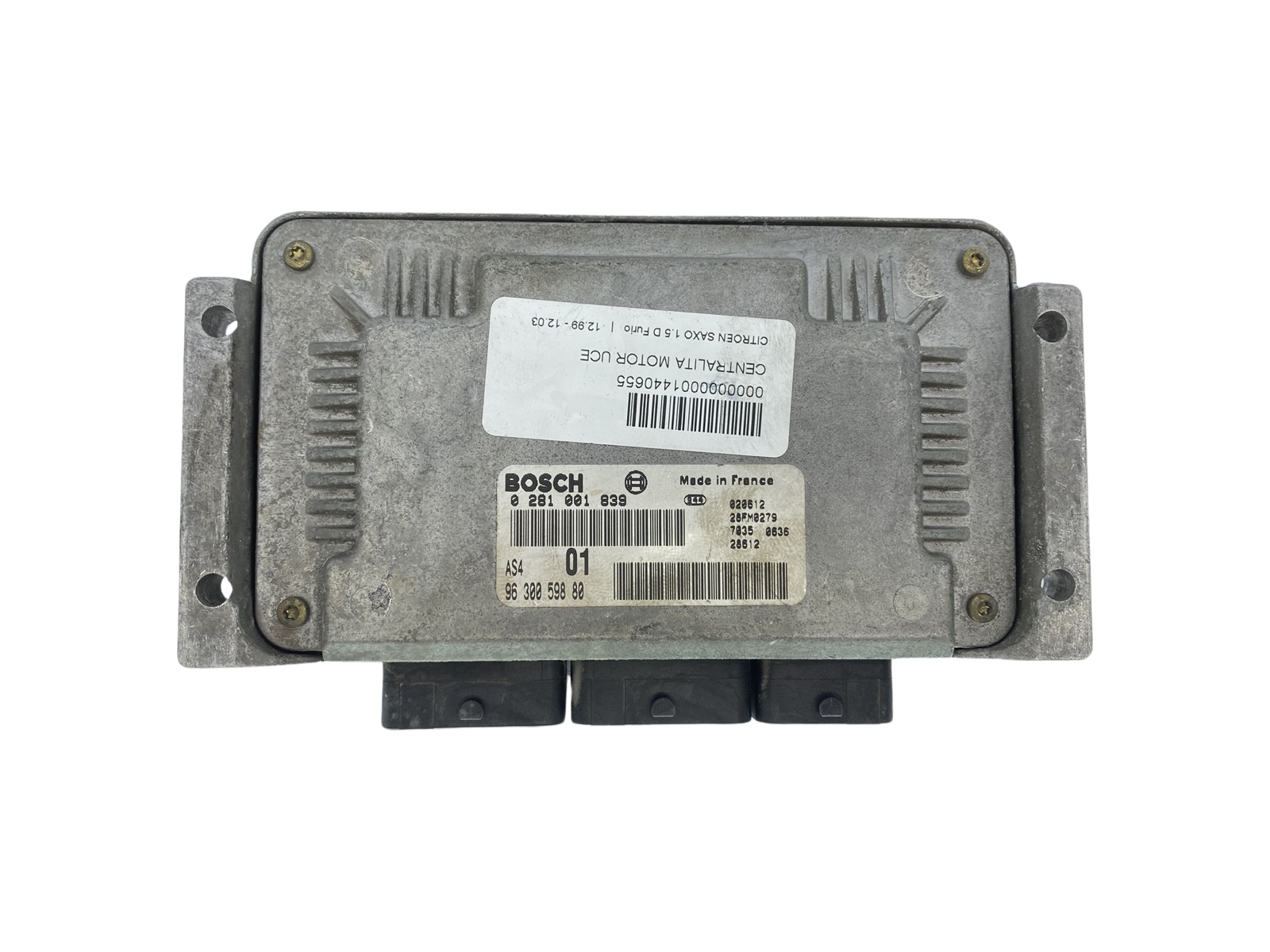Styreenhed 0281001839 9630059880 28FM0279 PSA Bosch 63881 main product photo