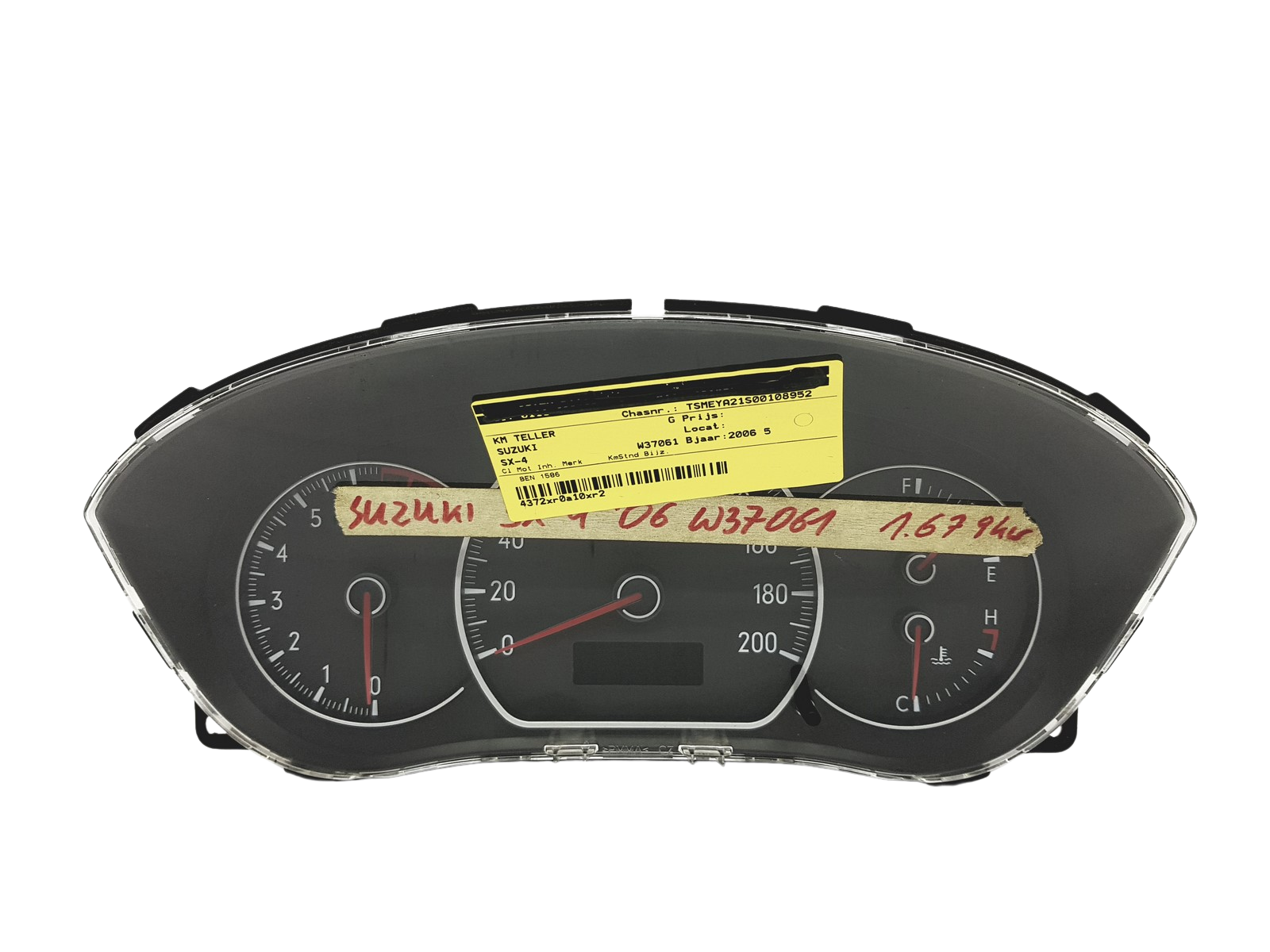 Omdrejningstæller Suzuki SX-4 34110-79J30 34110-79J3 main product photo