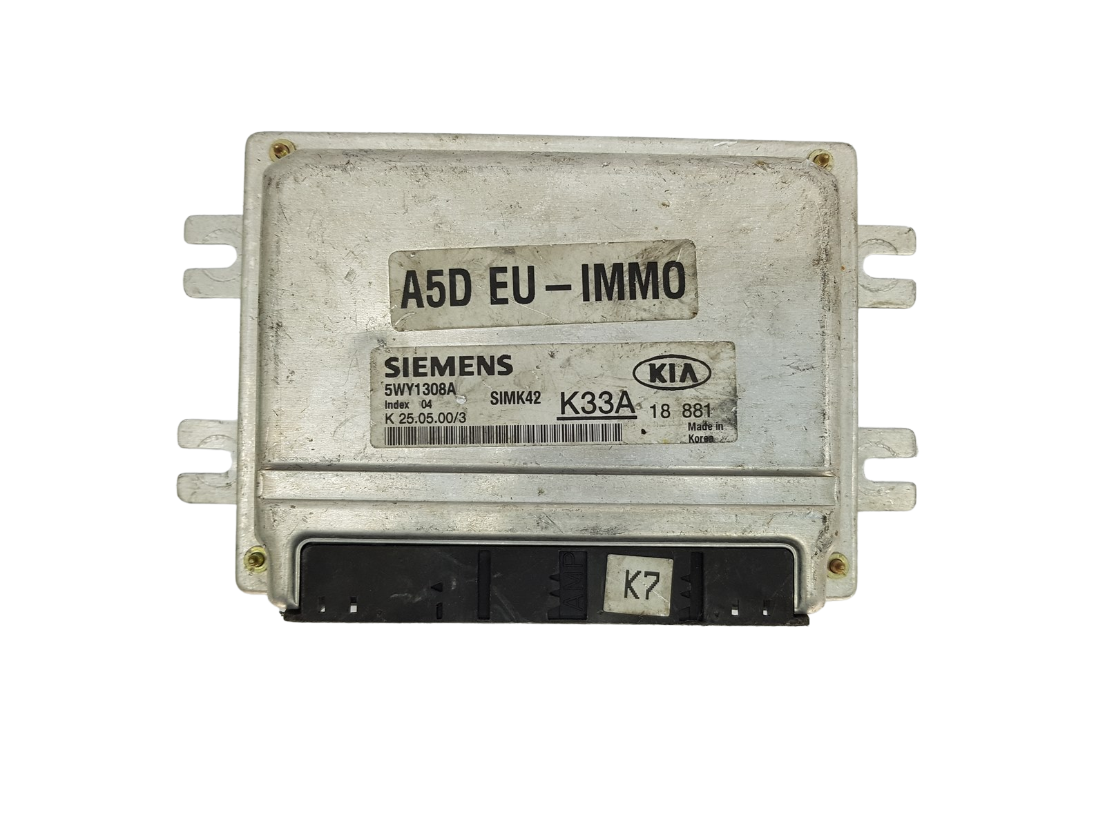 ECU Motorstyreenhed K33A18881 5WY1308A A5D EU-IMMO Kia Siemens main product photo