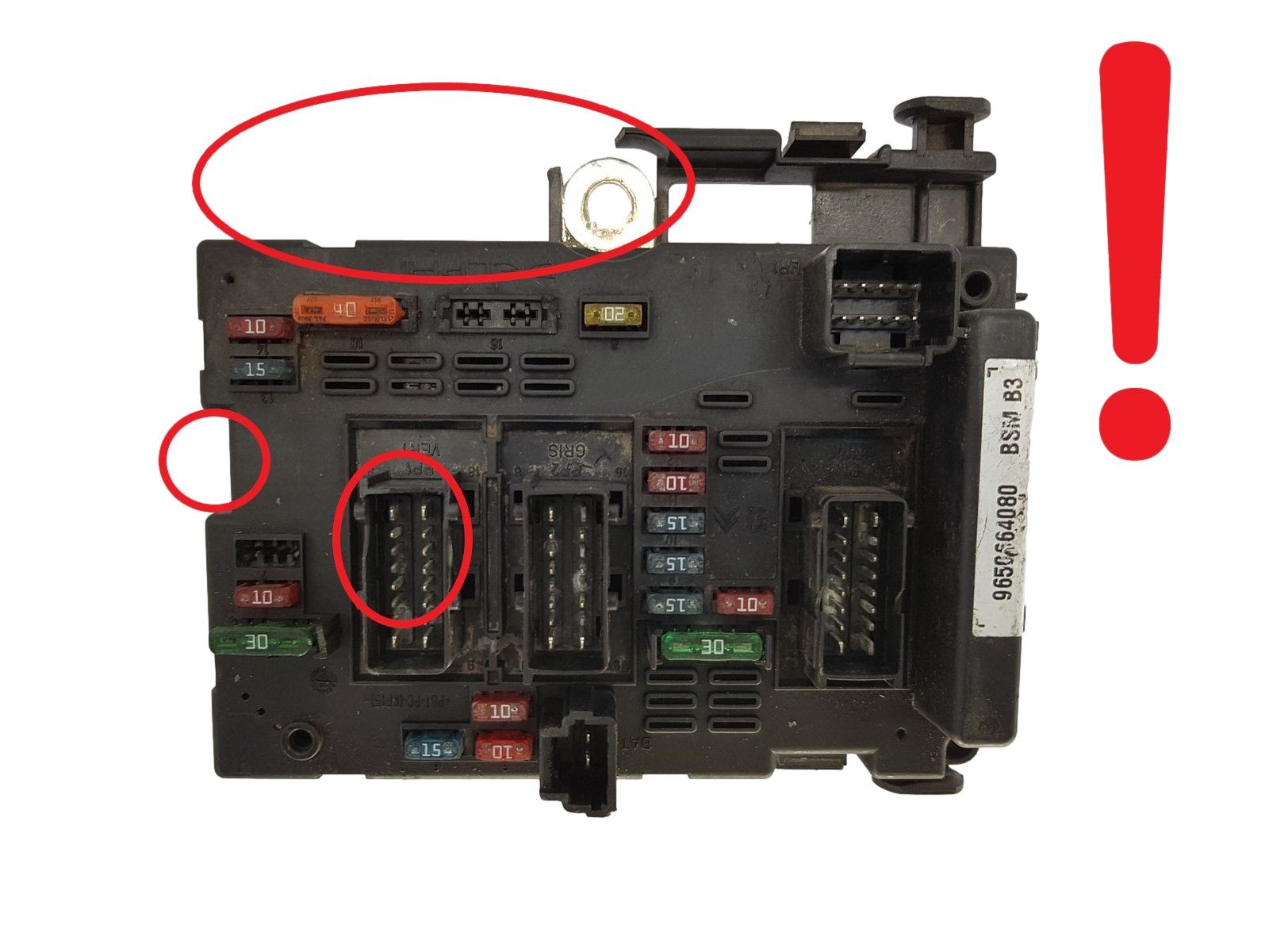 Styreenhed BSM B3 9650664080 PSA Delphi 1214 main product photo