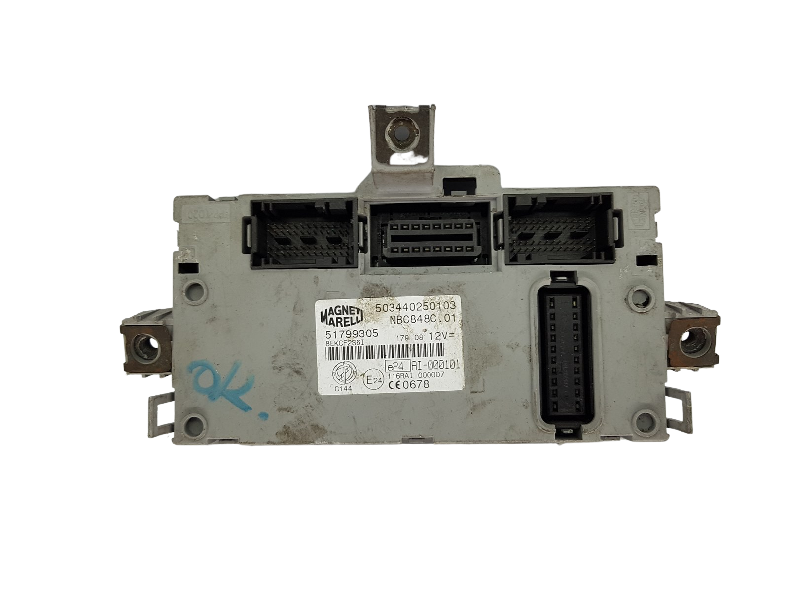 Styreenhed modul BSI Lancia 51799305 503440250103 NBC848C.01 Magneti Marelli main product photo