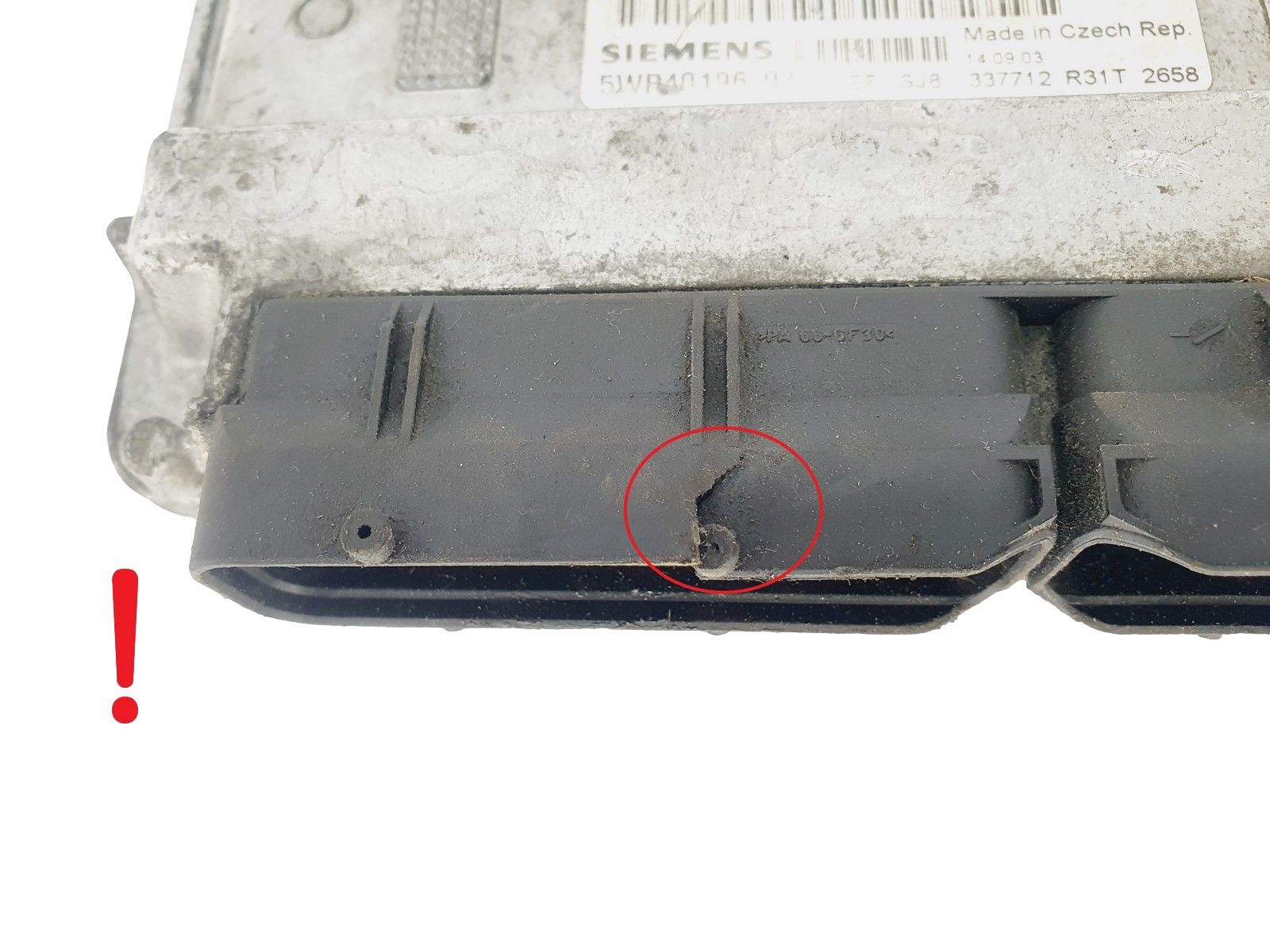 Styreenhed 03E906033P 5WP40196 07 Seat Siemens 46430 main product photo