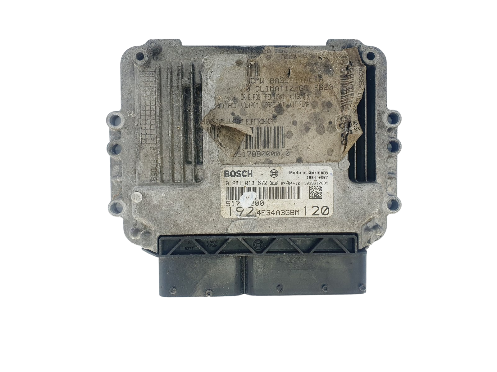 Styreenhed 51798000 0281013672 Alfa Romeo Bosch 47709 main product photo