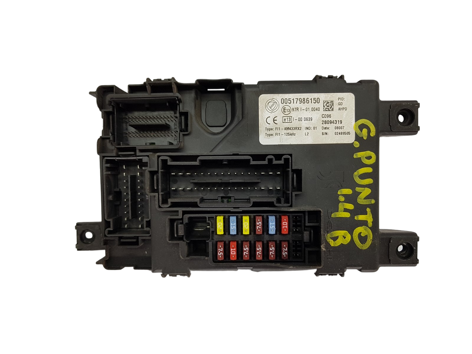 Sikringsboks Fiat 00517986150 28094319 97RI-010040 Delphi main product photo
