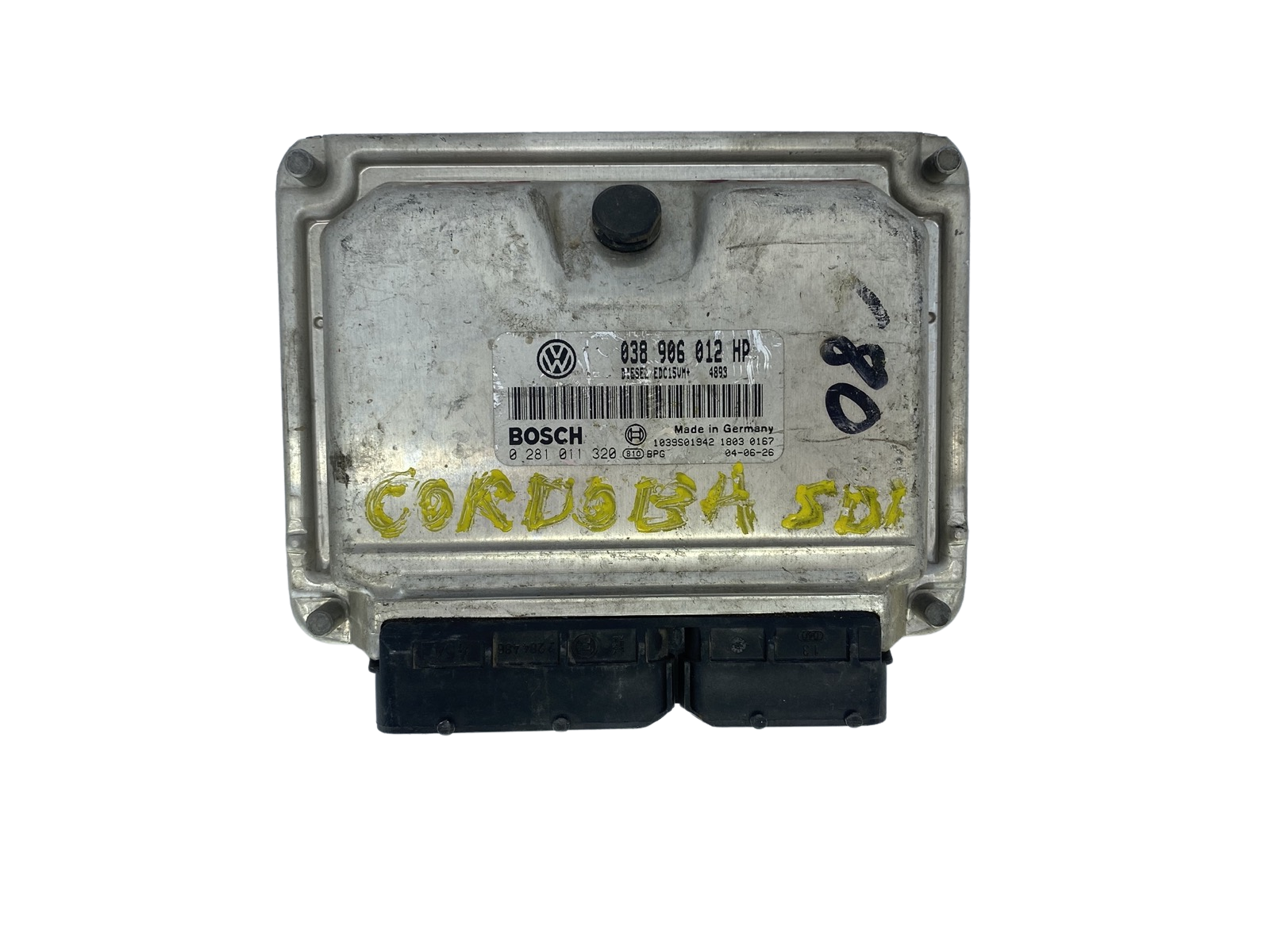 Styreenhed 038906012HP 0281011320 Seat VW Bosch 51805 main product photo
