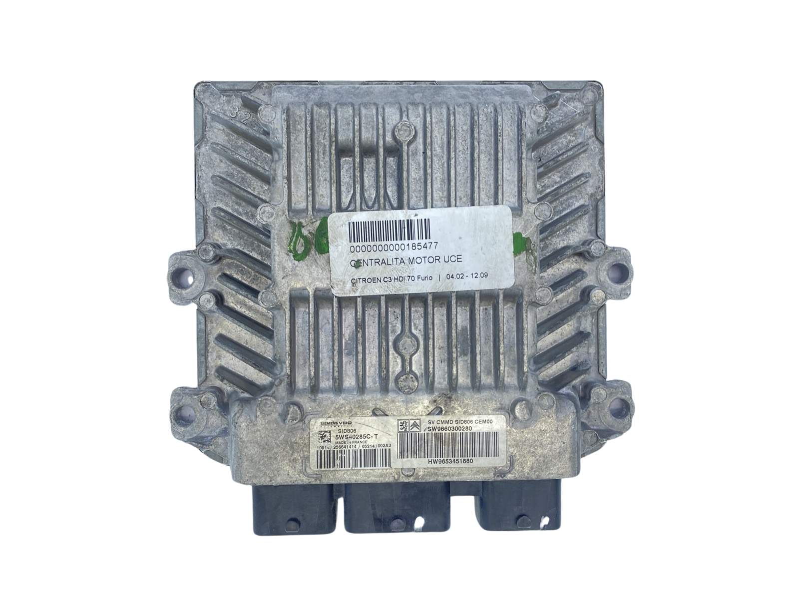 Styreenhed 9660300280 9653451880 5WS40285C-T PSA Siemens 63821 main product photo