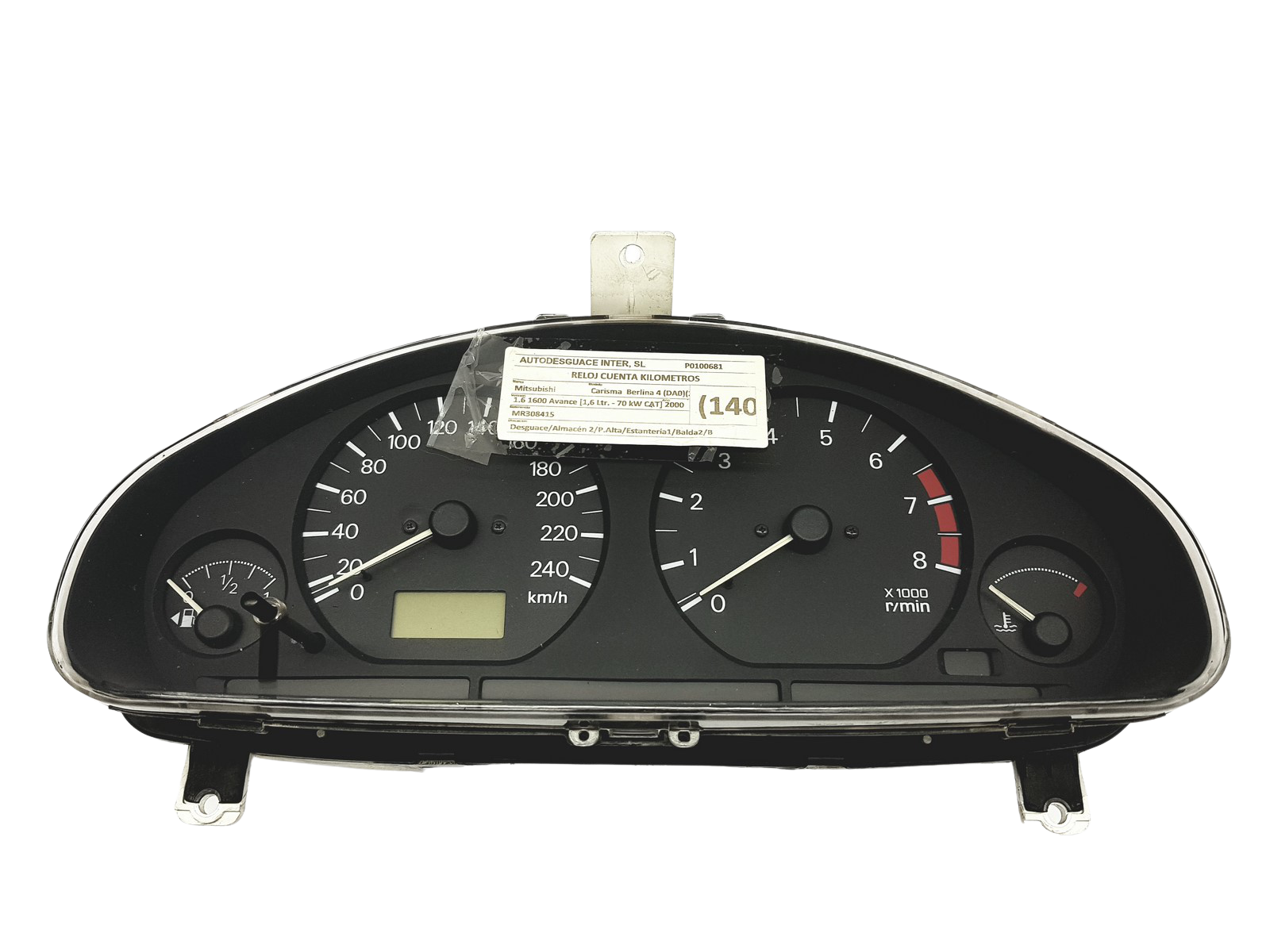 Omdrejningstæller Mitsubishi Carisma MR308415 50074 main product photo