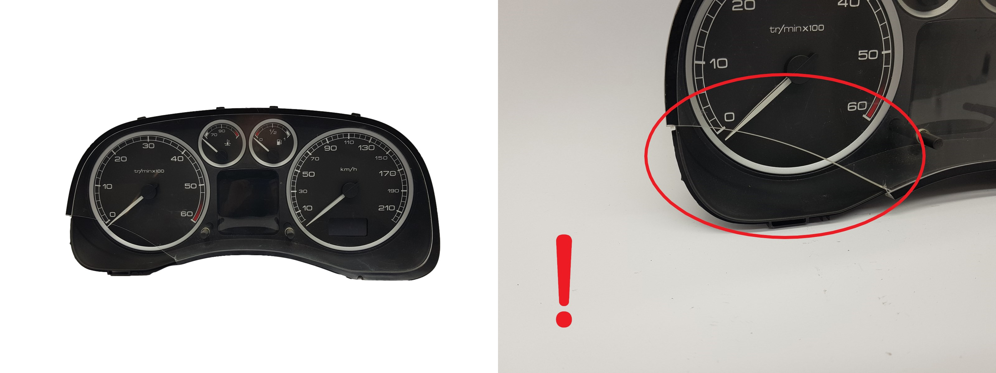 Speedometer Peugeot 307 9651299680 C 00 1587 main product photo