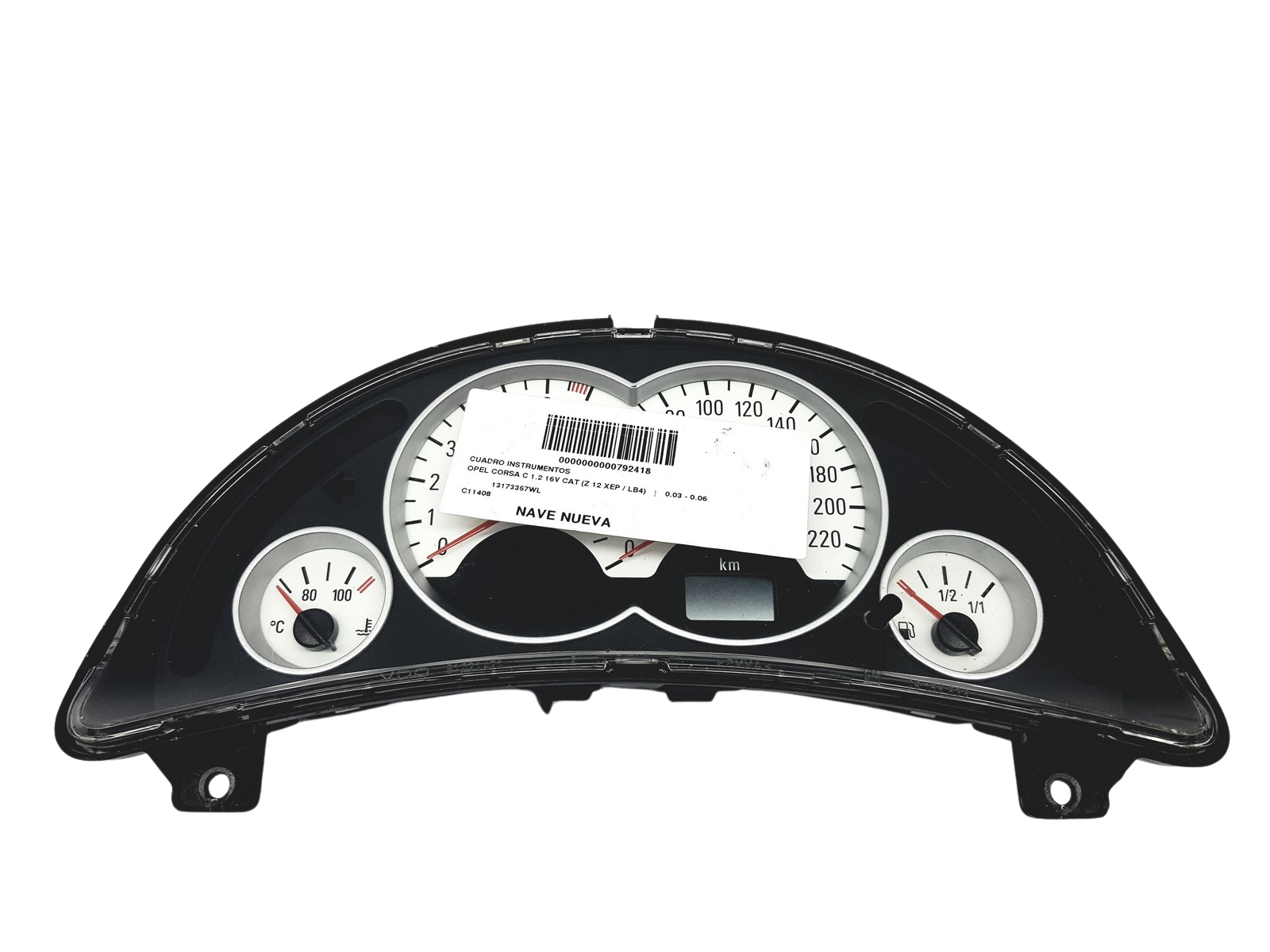 Omdrejningstæller Opel Corsa C 13173357WL 110080005028 57652 main product photo