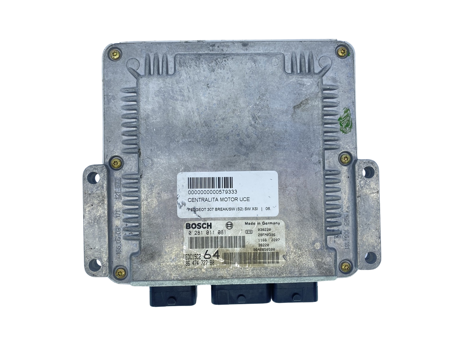 Styreenhed 0281011081 9647472780 9646850580 PSA Bosch 63825 main product photo