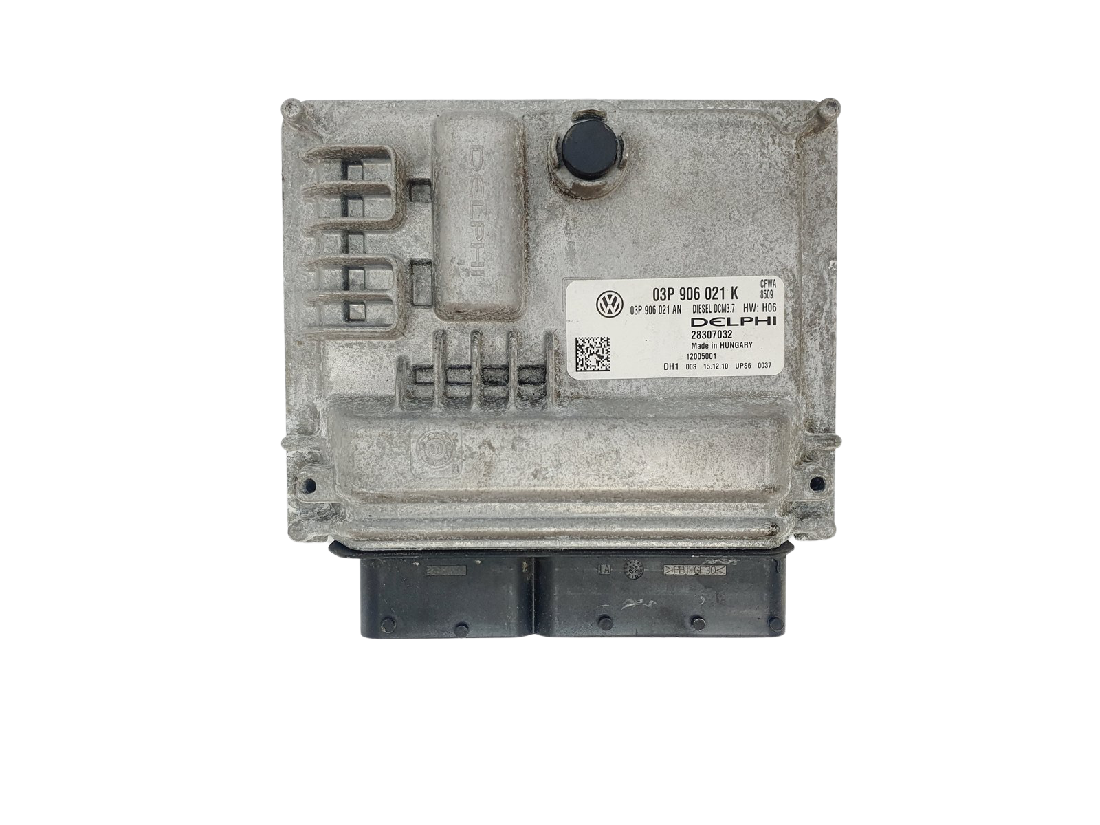 Styreenhed 03P906021K 03P906021AN VW Skoda Delphi 43616 main product photo