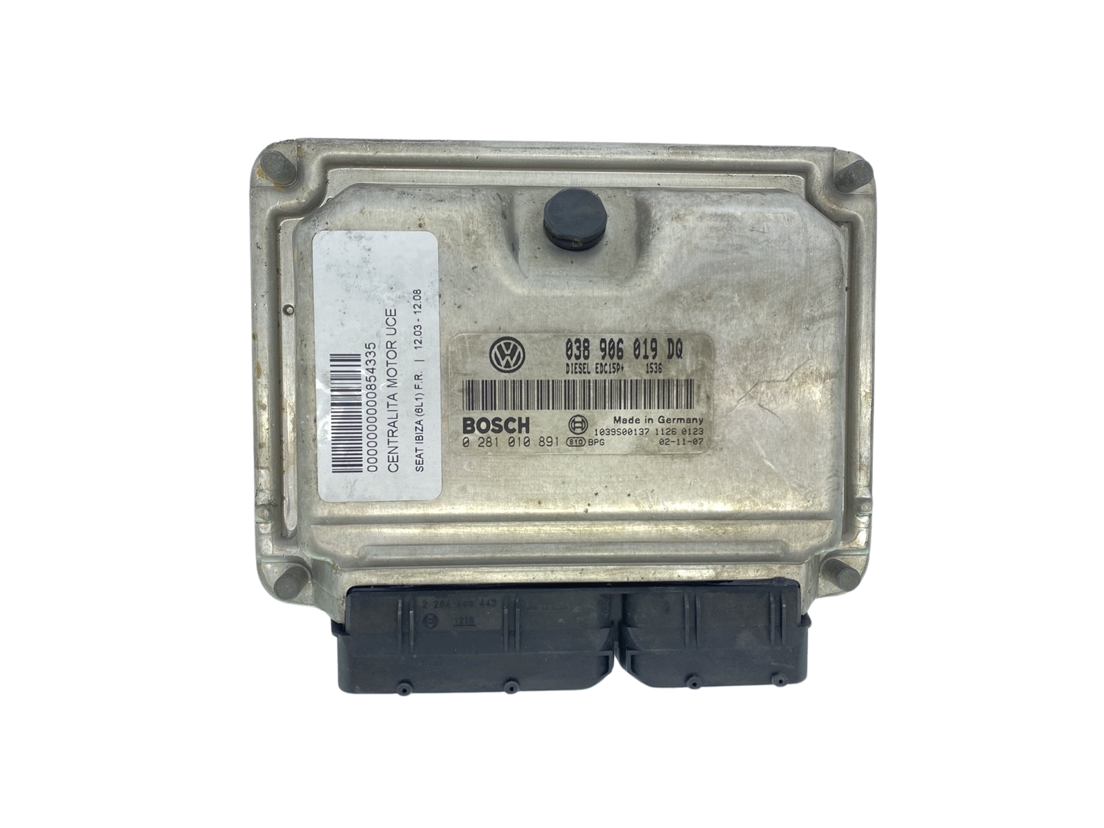 Styreenhed 038906019DQ 0281010891 VW Seat Bosch 63532 main product photo